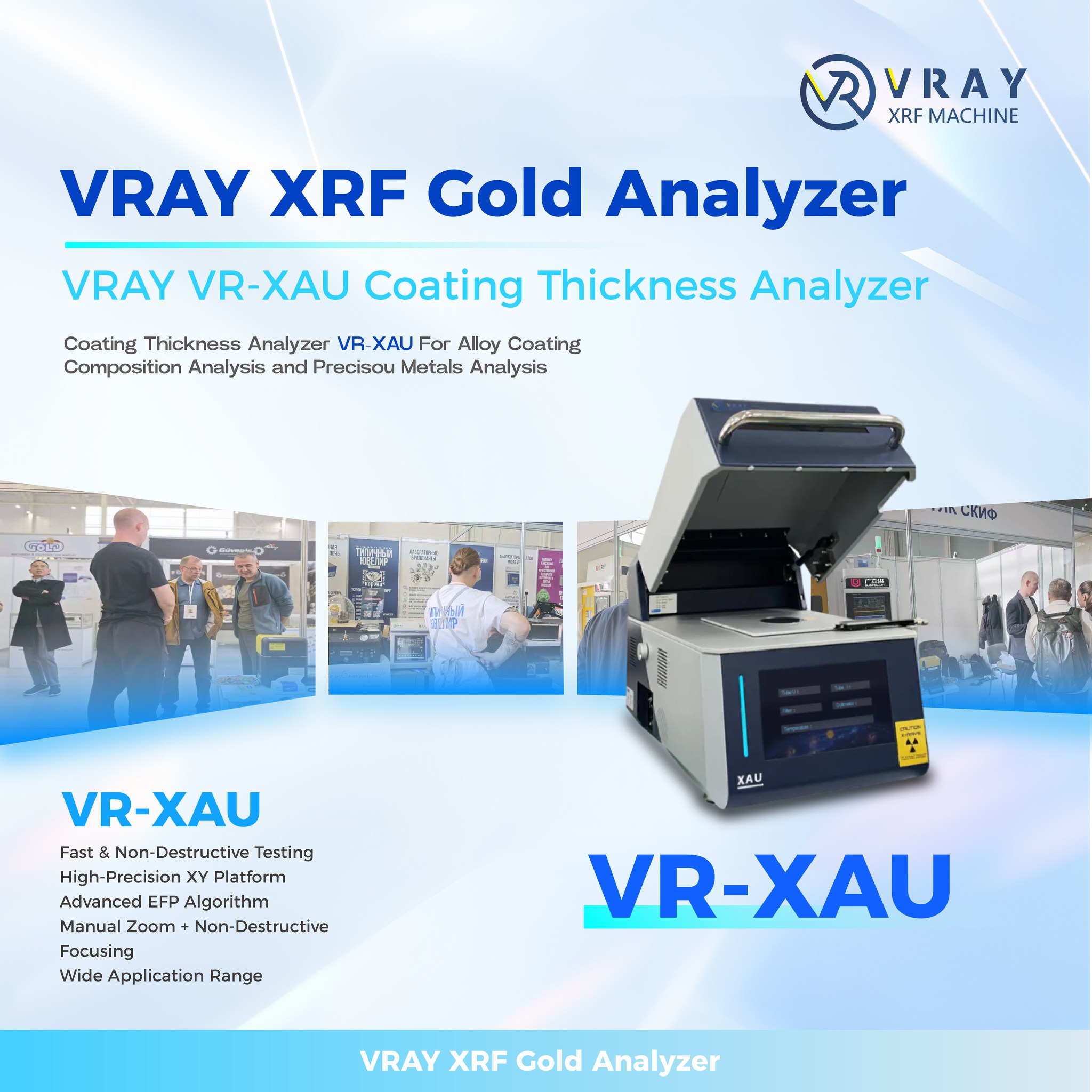 VRAY - VRAY VR-XAU Coating Thickness Analyzer Fast, precise, non ...