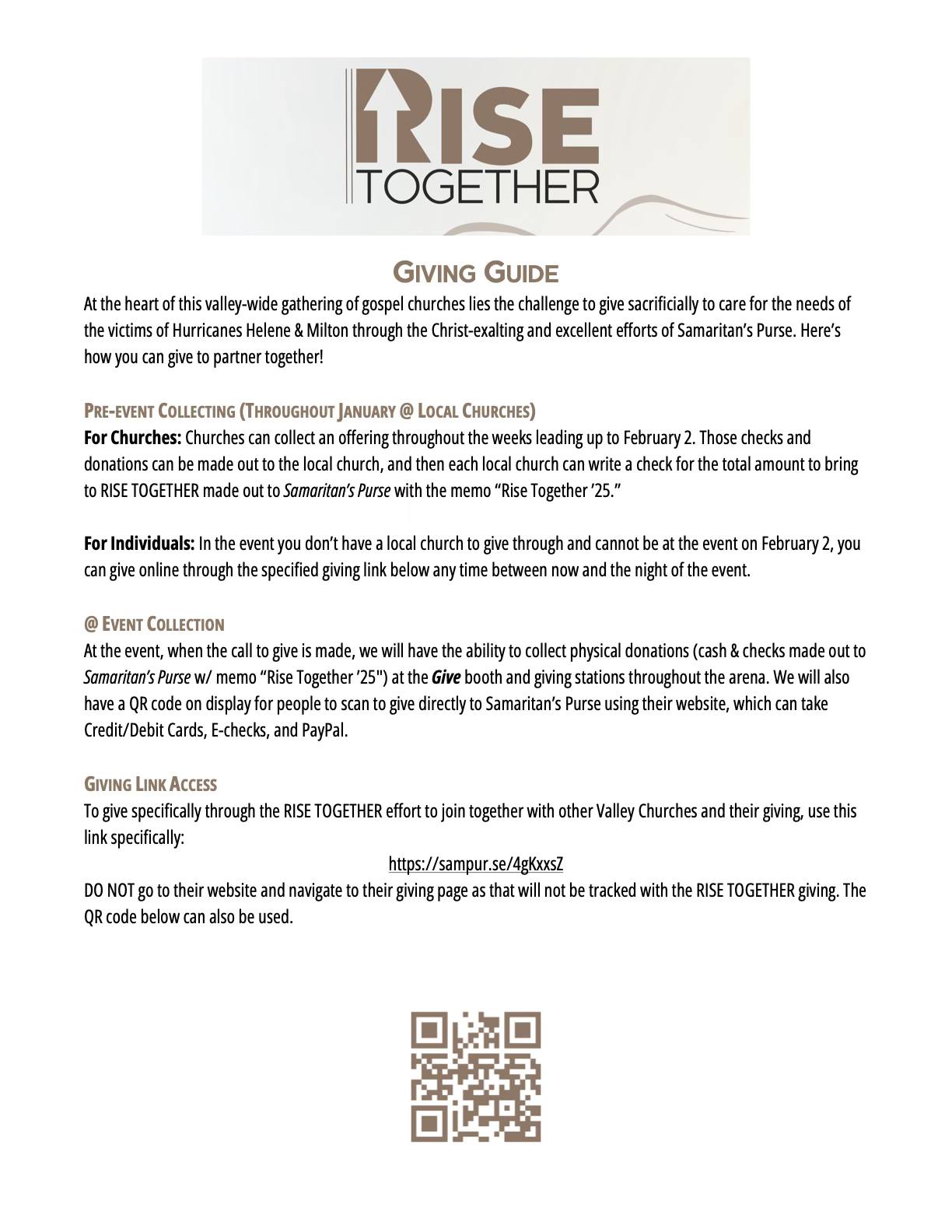 RISE Together '25 - Are you looking to be a part of this valley-wide ...