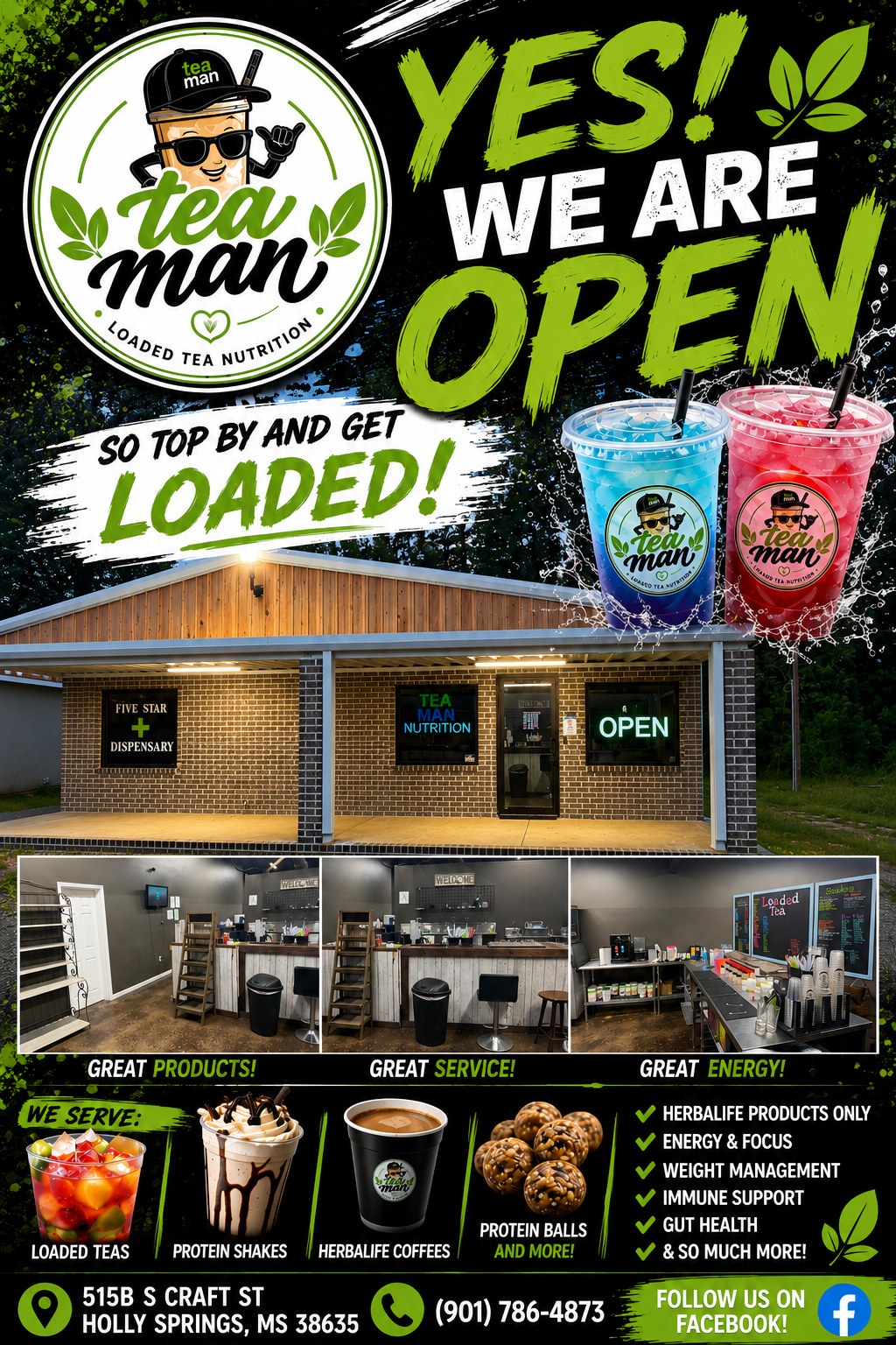 Tea Man nutrition | Holly Springs MS