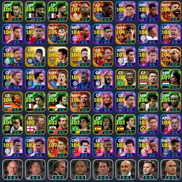 If you have any players from those come for 2000 efootball coins