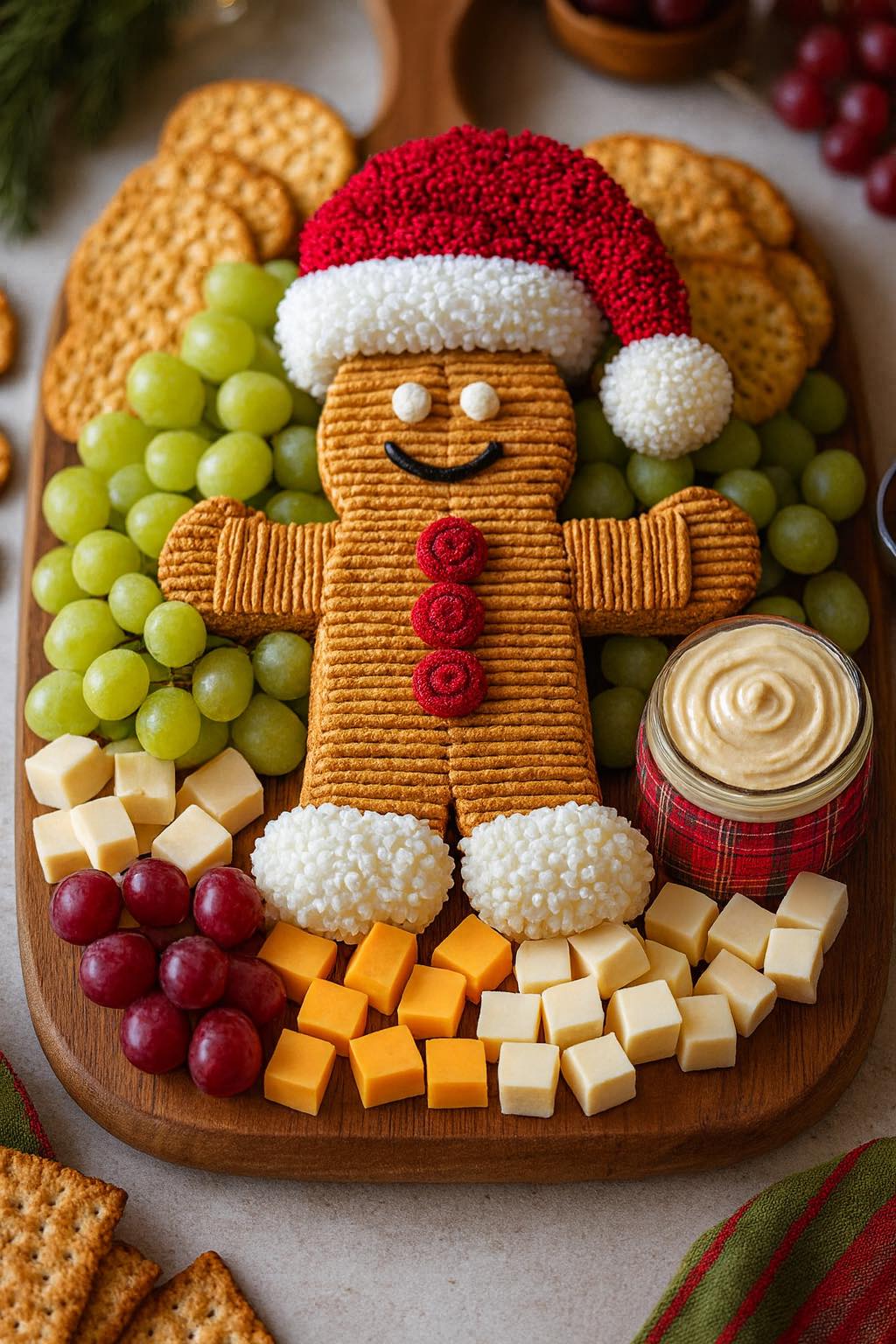 Alex - 🎅 Gingerbread Man Snack Board Ingredients • Crackers ...