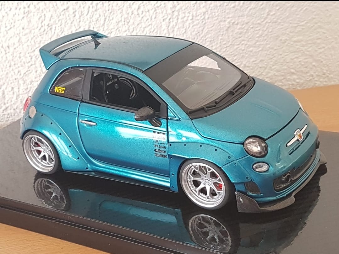 1:18 Fiat 500 Lounge 2007, white pearl - Norev Full review