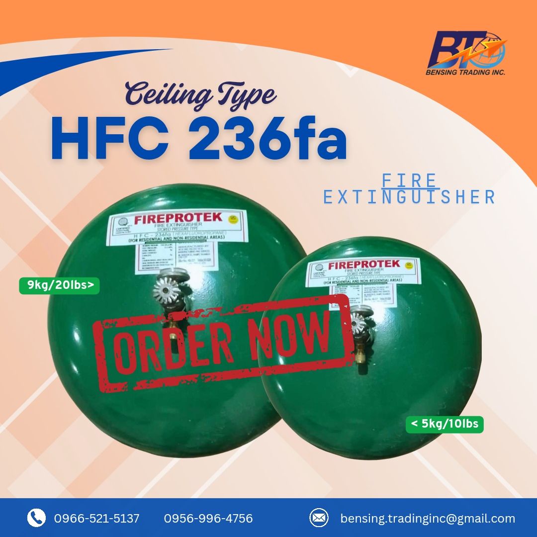 Bensing - HFC-236fa fire extinguisher is a clean agent used for ...