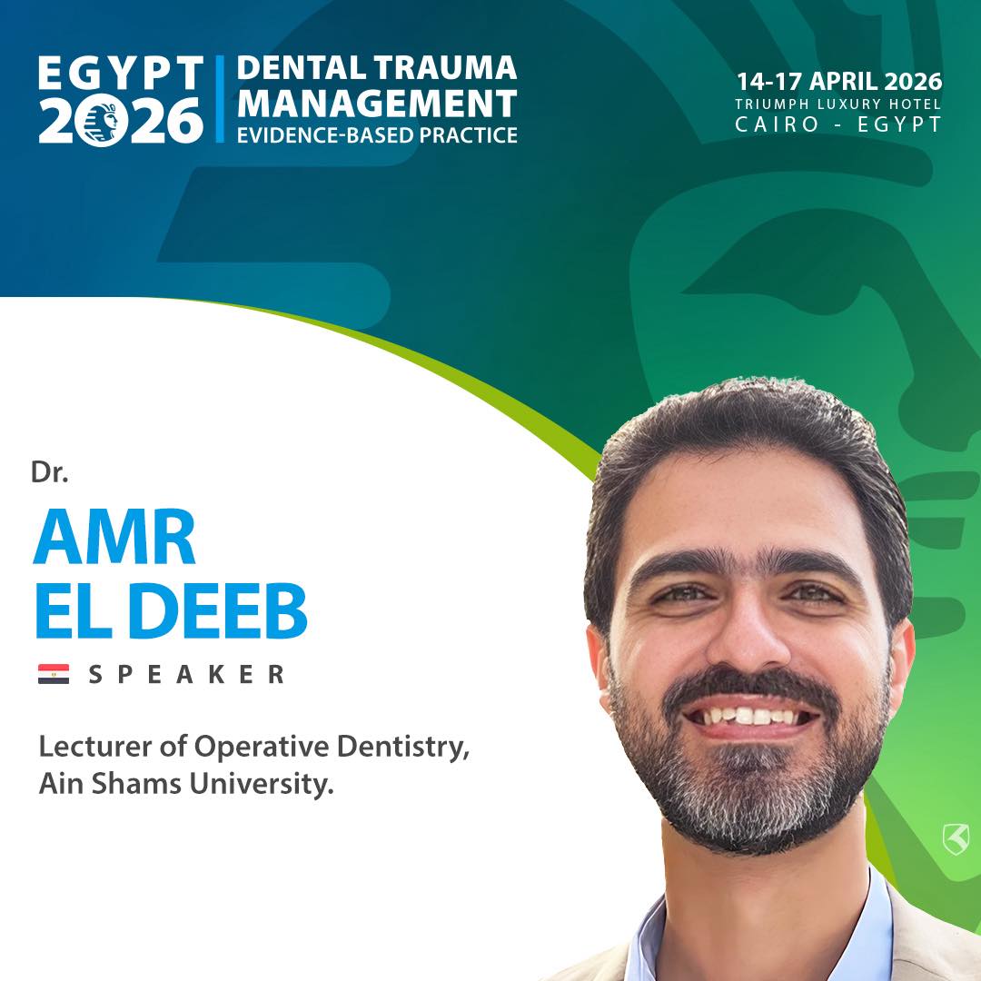 Meet our speaker : Dr. Amr El Deeb... - Dental Trauma MEA | Facebook