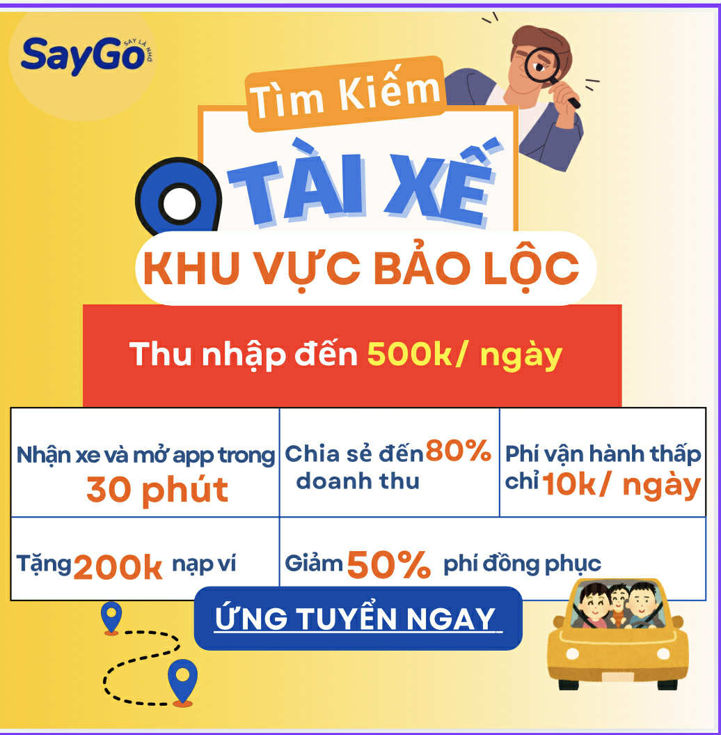 SayGo: Thuê tài xế & Đặt bàn