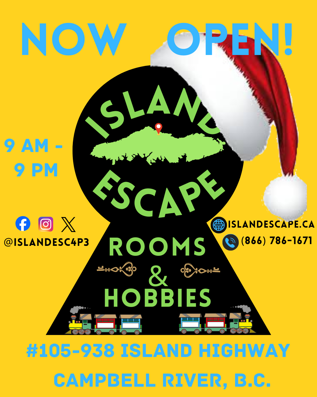 Island Escape Rooms & Hobbies | Campbell River BC