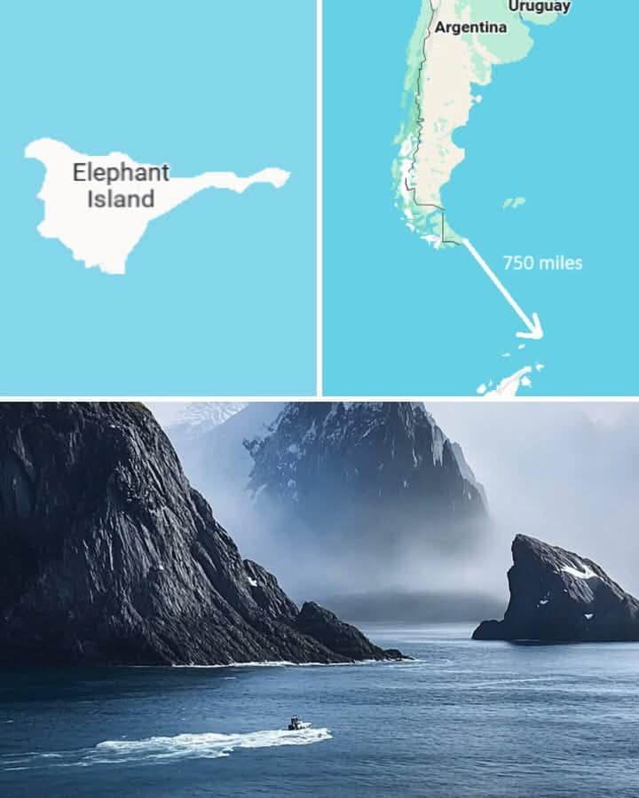 Heartful Verse | Elephant Island is a remote and icy island in the ...