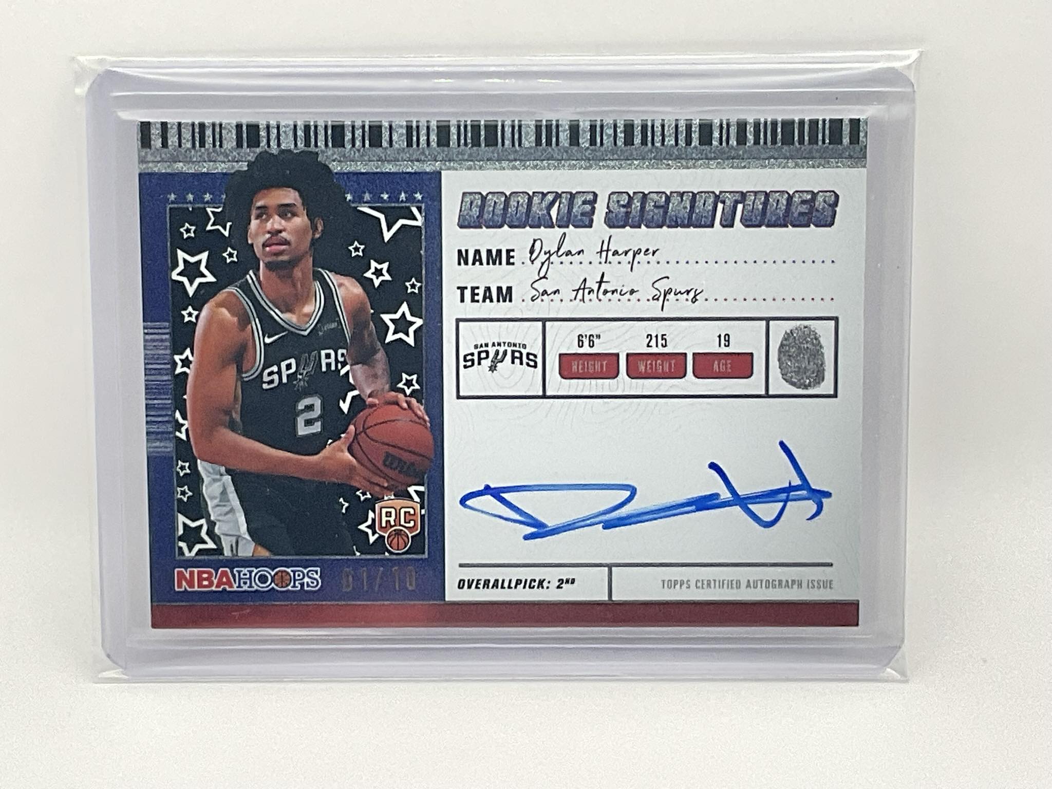FIRST LOOK: Dylan Harper 1/1 Superfractor autograph in Topps 