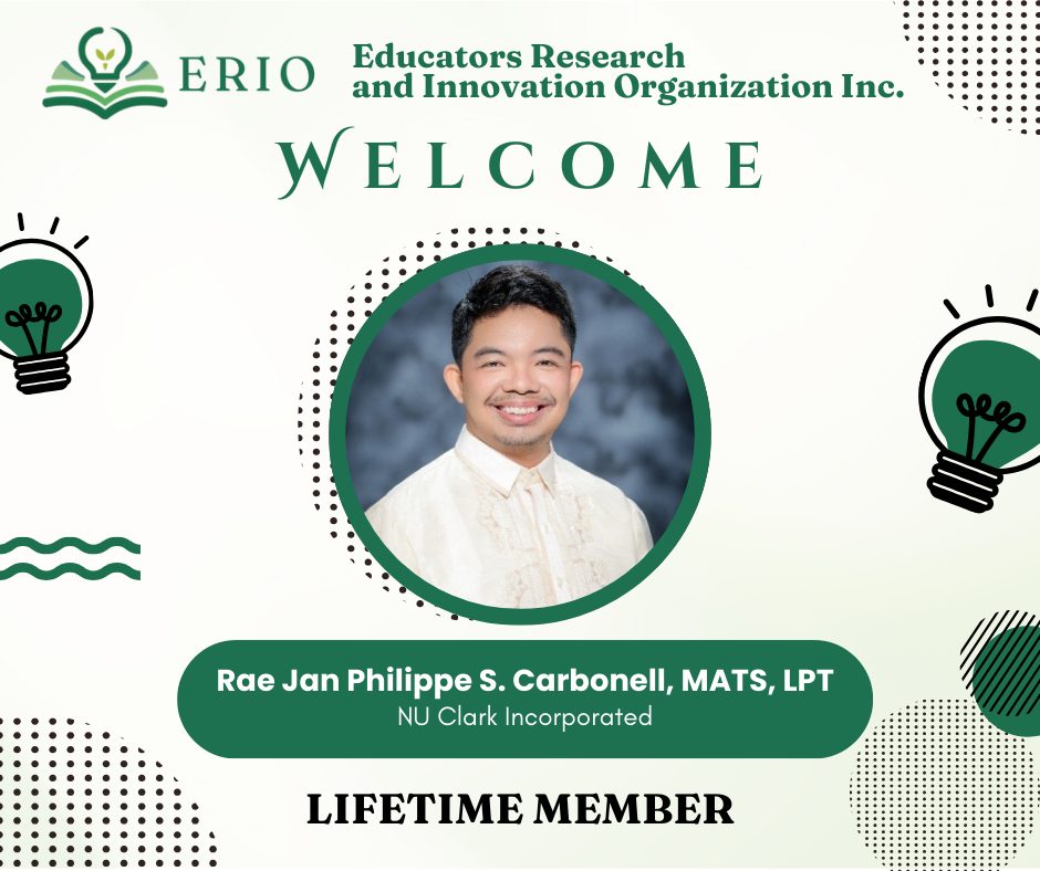 We... - Educators Research and Innovation Organization Inc. | Facebook
