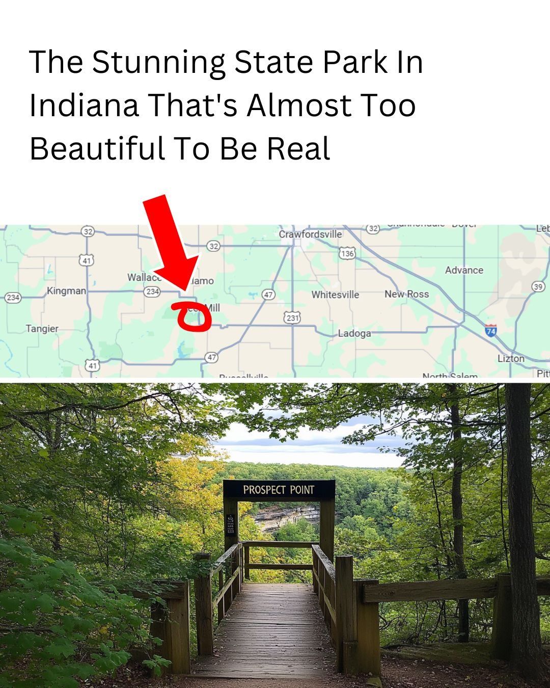 Indiana - This stunning state park is almost too beautiful to believe ...
