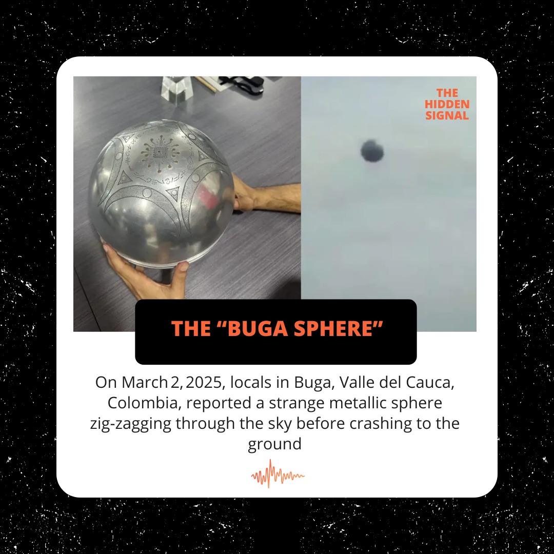 In March 2025, a mysterious metallic... - The Hidden Signal | Facebook