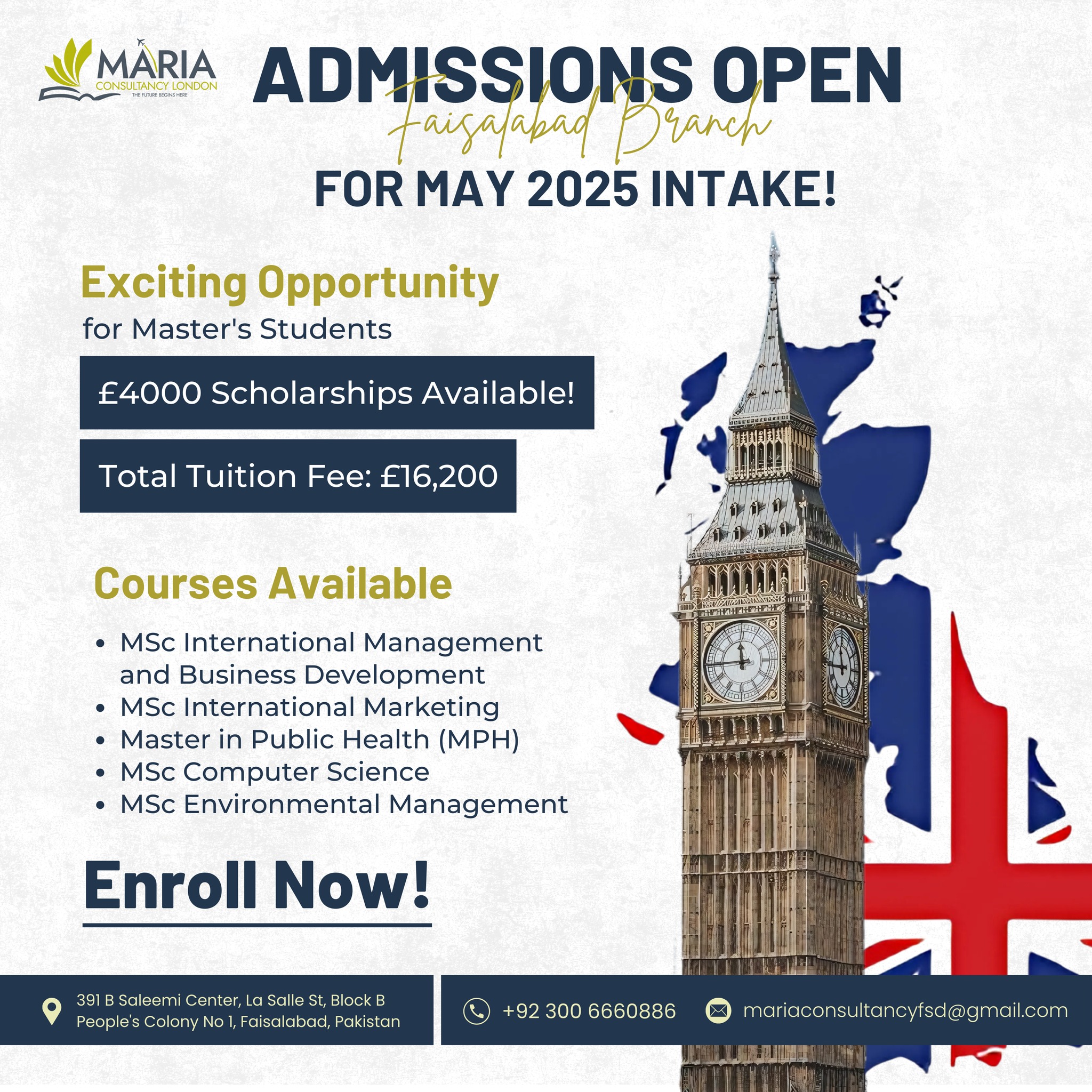 🌟 Dreaming of... - Maria Consultancy London - Faisalabad