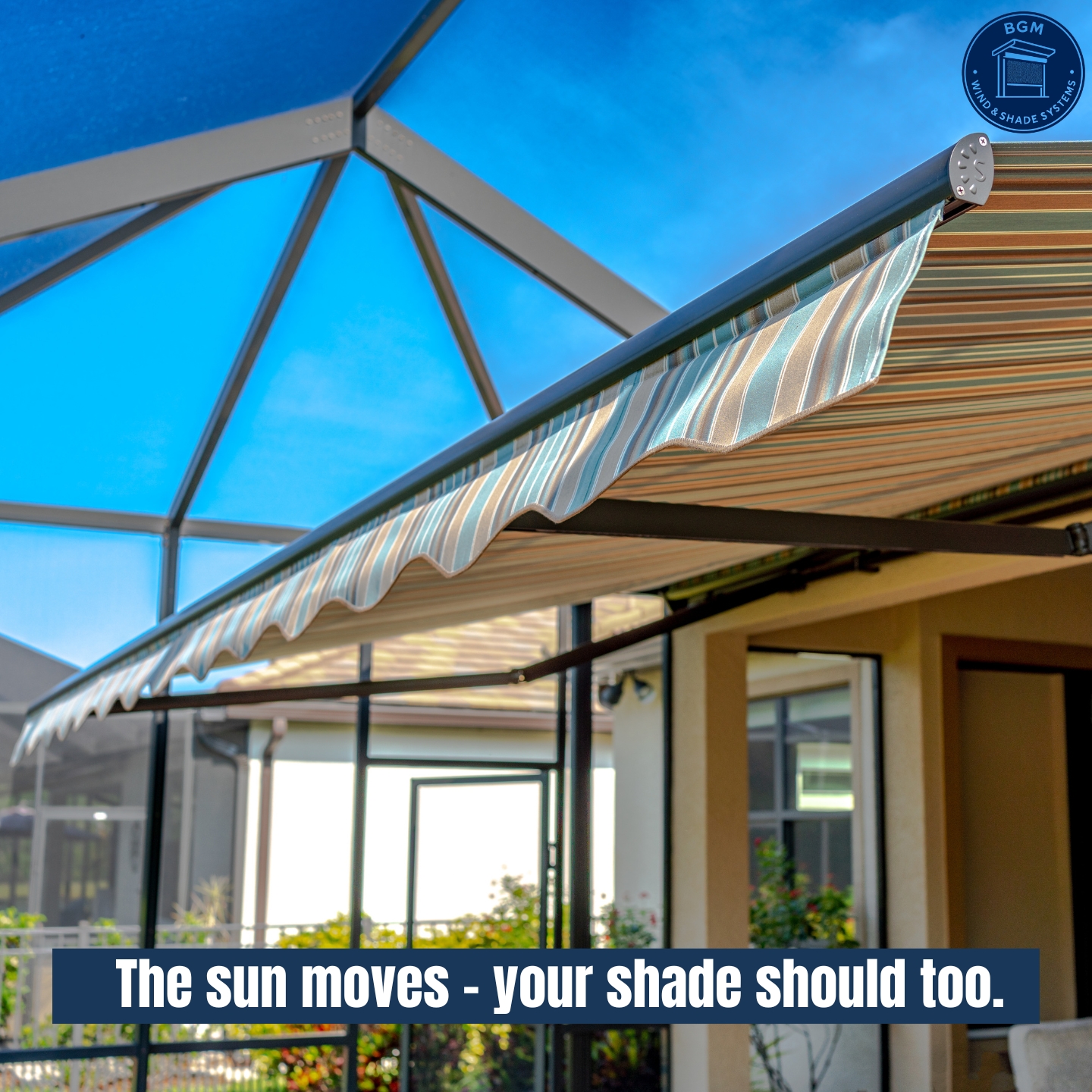 BGM - ☀️ The sun moves - your shade should too. Retractable awnings ...