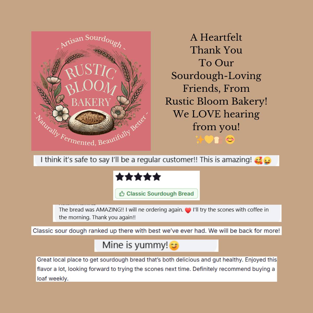 🍞 Classic Sourdough – The Bread You... - Rustic Bloom Bakery | Facebook