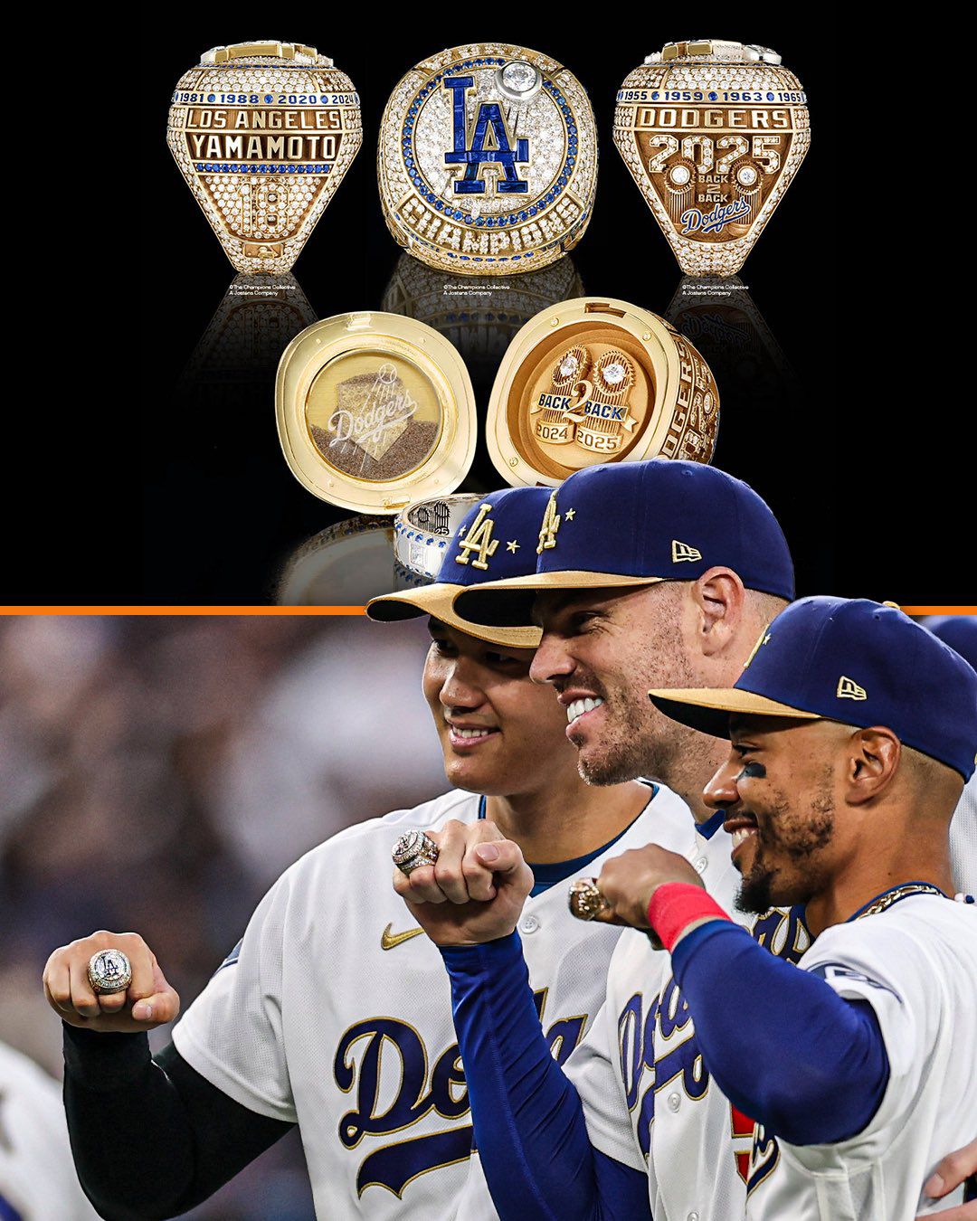 The Dodgers revealed the World Series Championship player rings