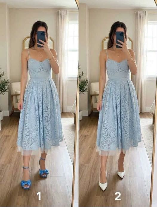 shoes to wear with a light blue dress What go well for a wedding? Pakistani Designer Dresses Windsor Classics Lover Off-The-Shoulder EU Size:39