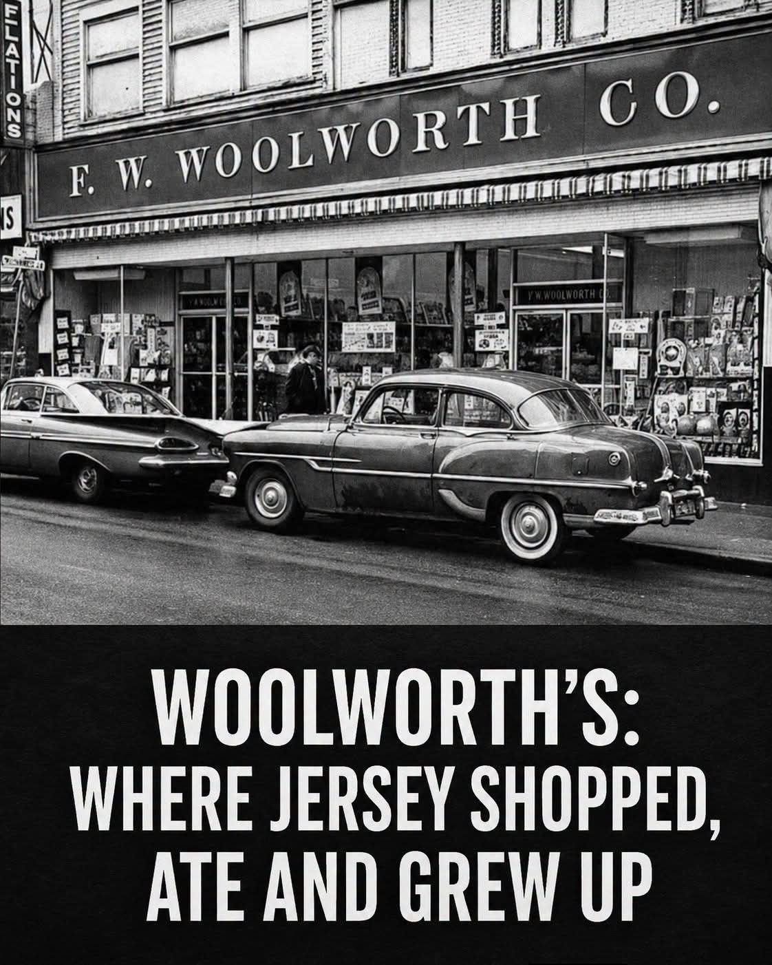 1950's, J.C. Penney & Woolworth's on the Circle.