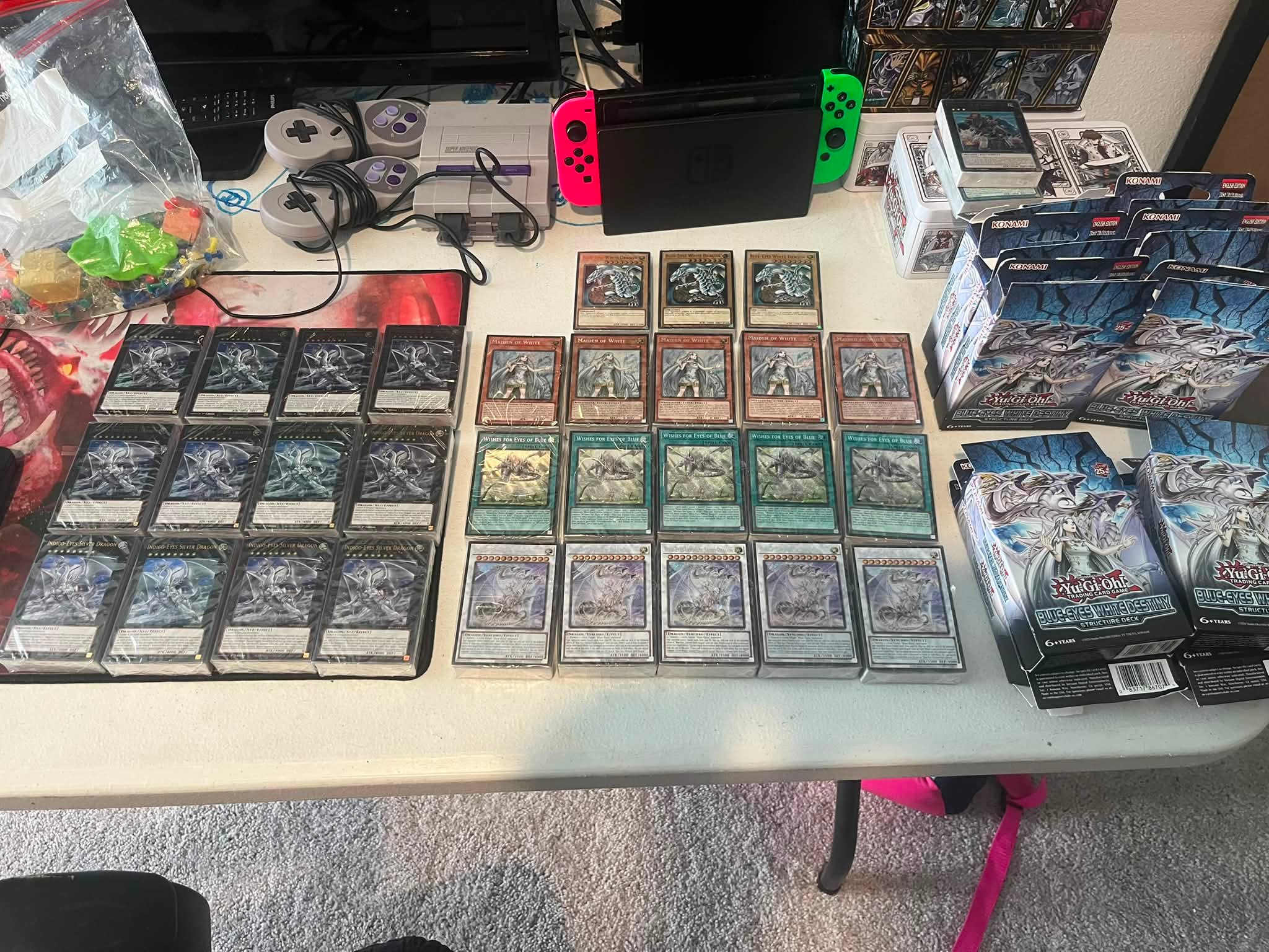 Yu-Gi-Oh! collectors showcase Blue-Eyes White Dragon obsession