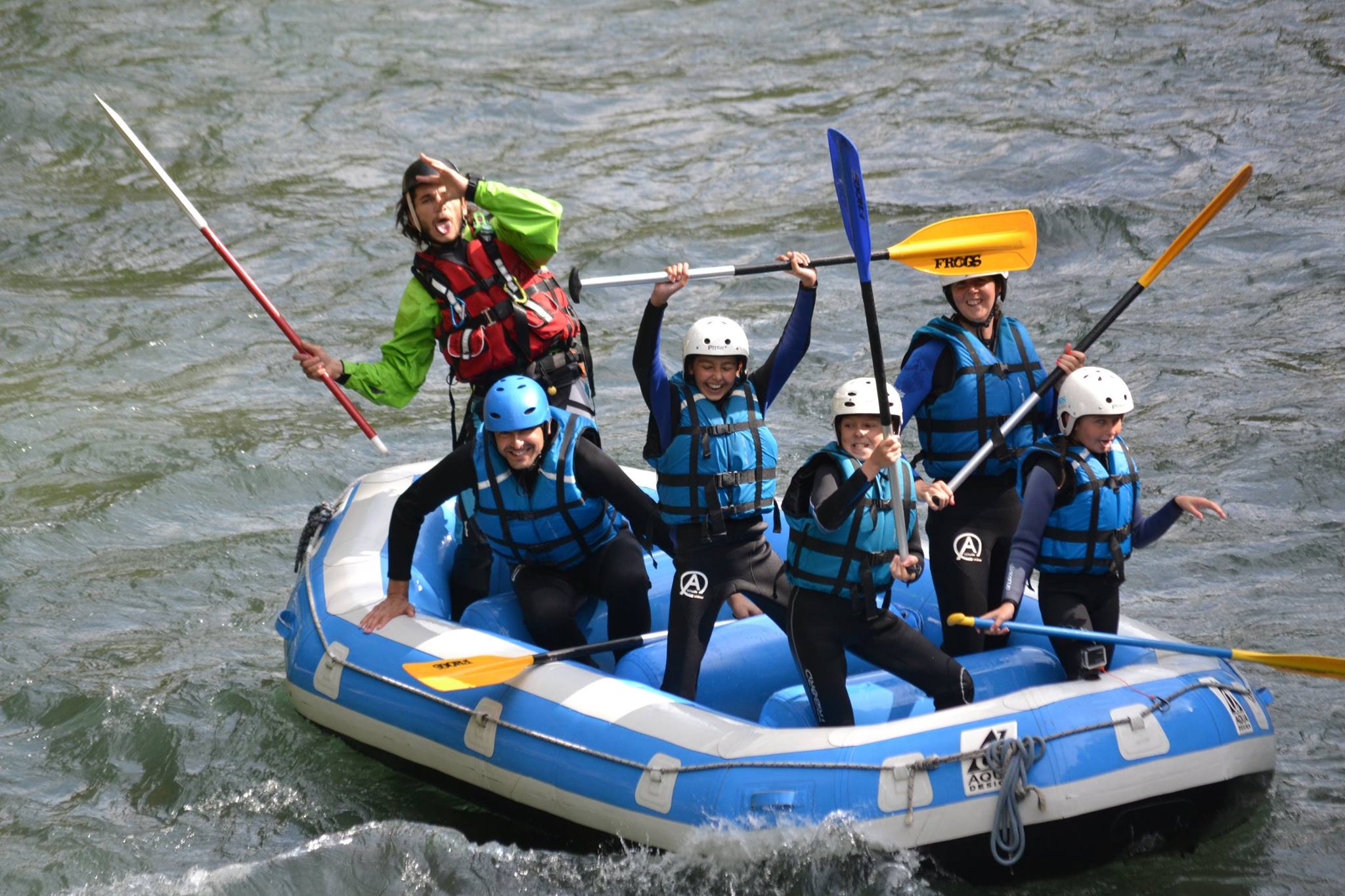 Frogs Rafting - Super energy from our guide Flo today...