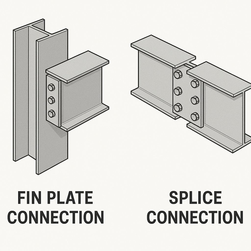 4STeeL - what is the difference between the fin plate connection and ...