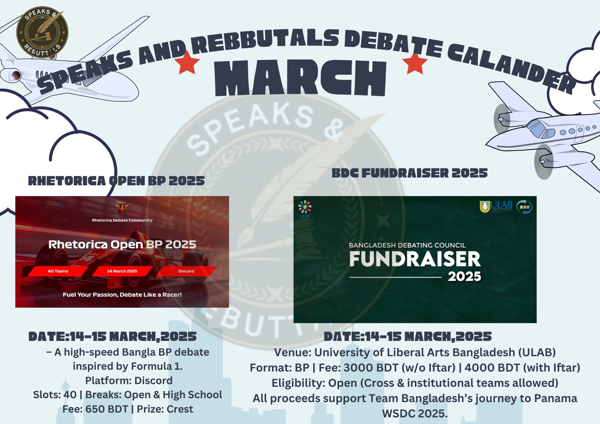 Japan BP 2025 international debate tournament invitation