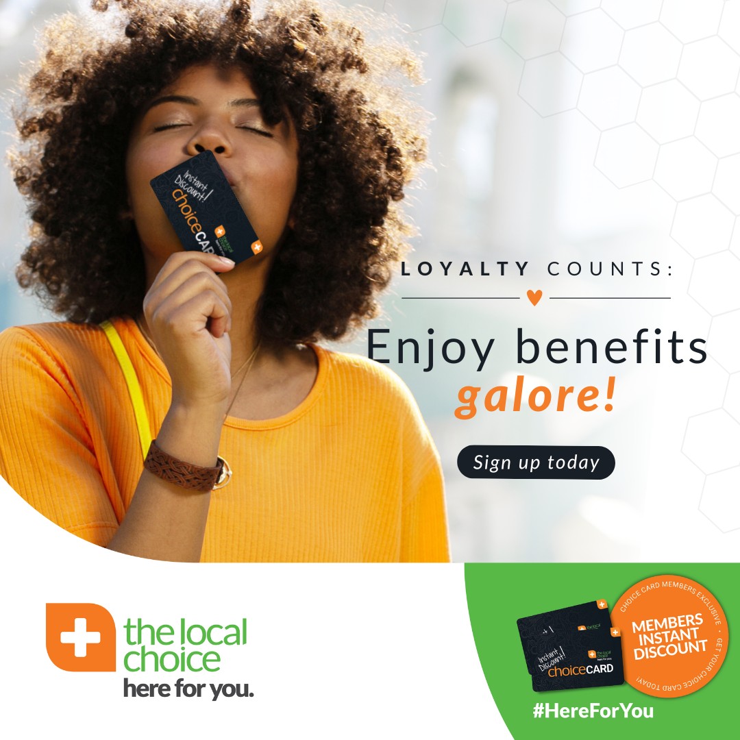 Do you want to... - The Local Choice Pharmacy Paternoster