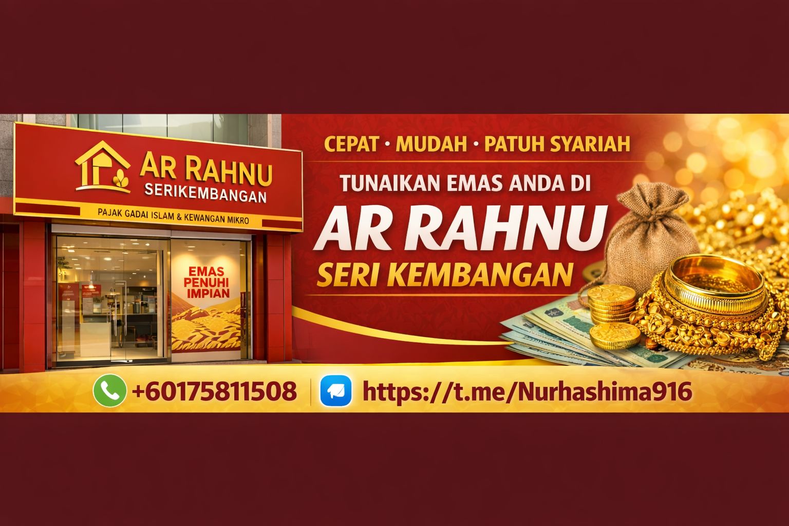 ASSALAMUALAIKUM Ar-Rahnu Pajak Gadai Islam Semua item yang di jual ...