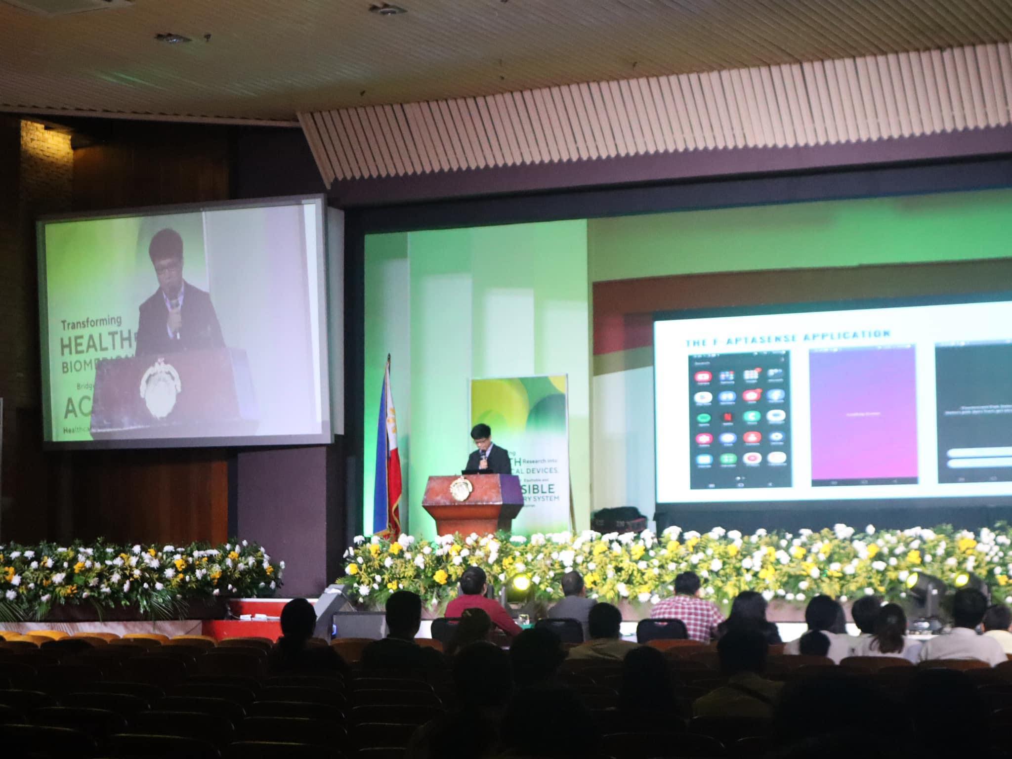 UPLB - Our project leader, Dr. Resmond Reano, presenting our product ...