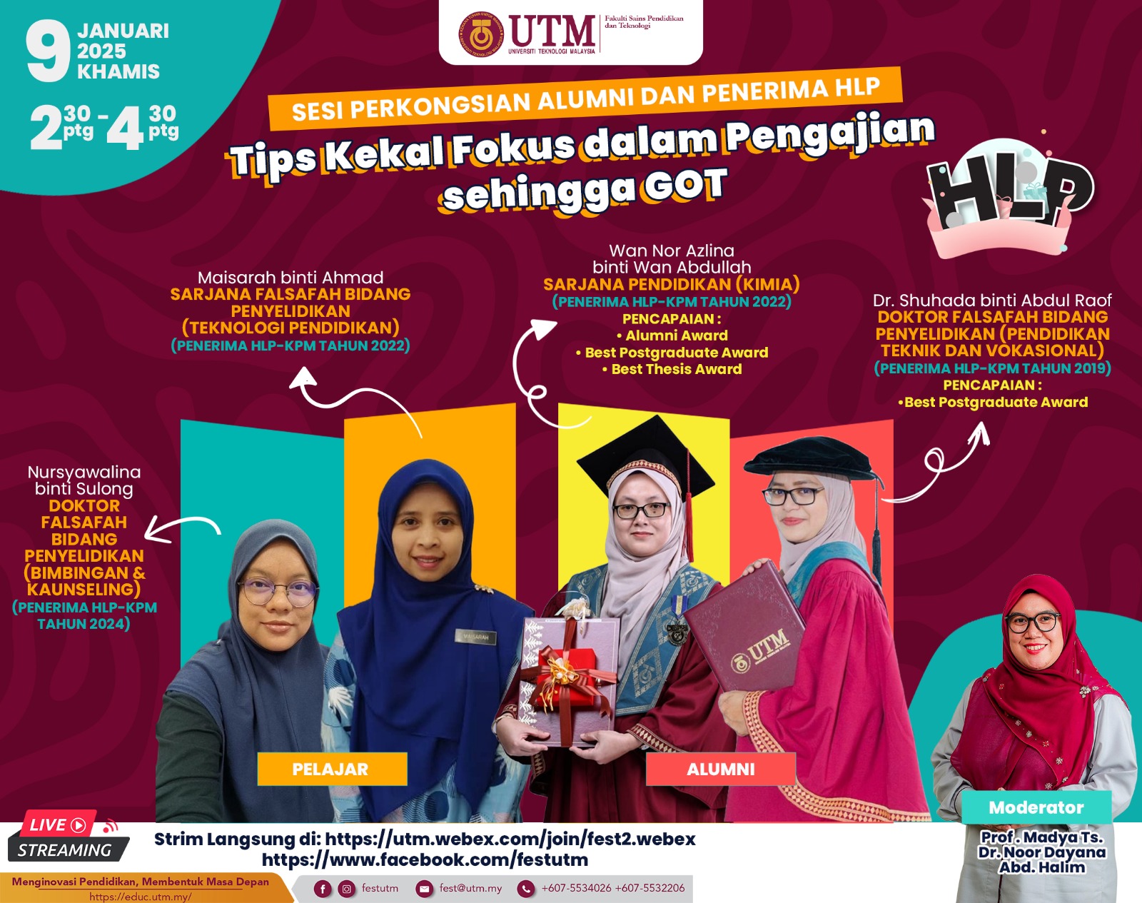 🧑‍🎓... - Faculty of Educational Sciences and Technology, UTM | Facebook