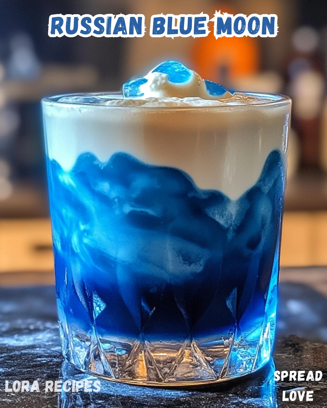 Natalie - RUSSIAN BLUE MOON INGREDIENTS: 1 oz vodka 1 oz coffee liqueur ...