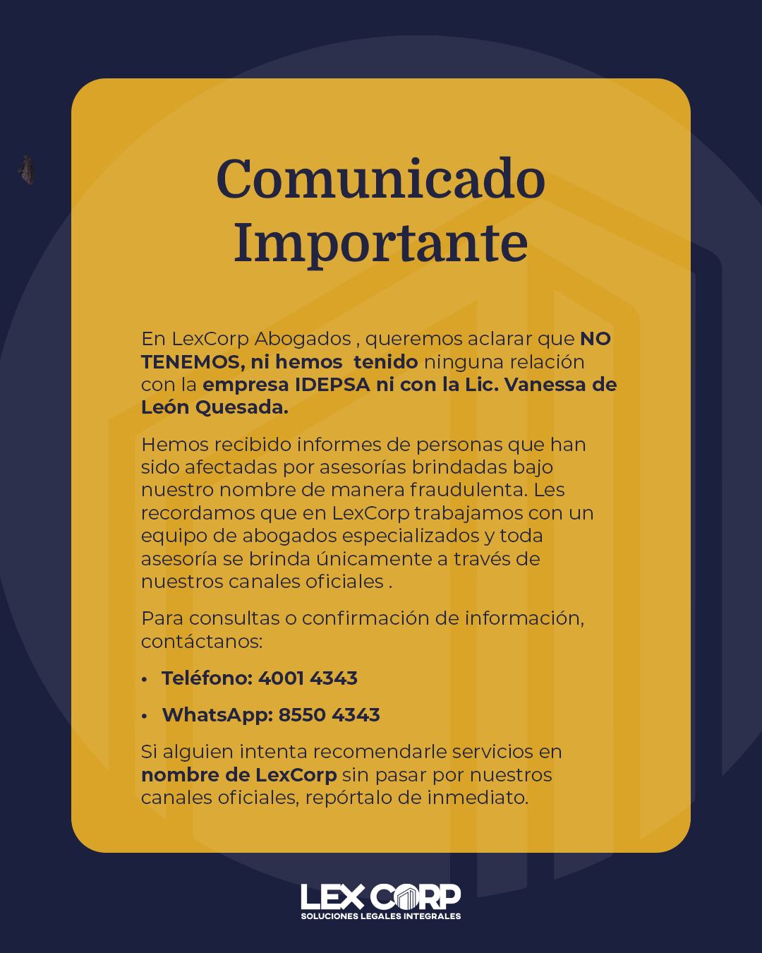 Lex Corp Abogados | San José