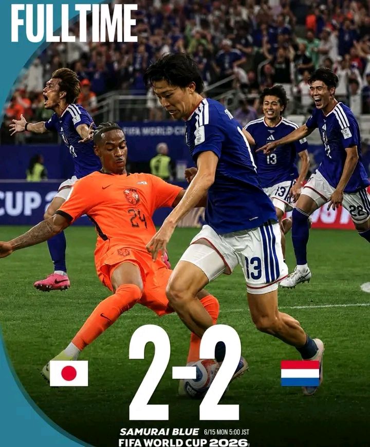 IT'S 2-2! The Samurai Blue equalize right before stoppage time