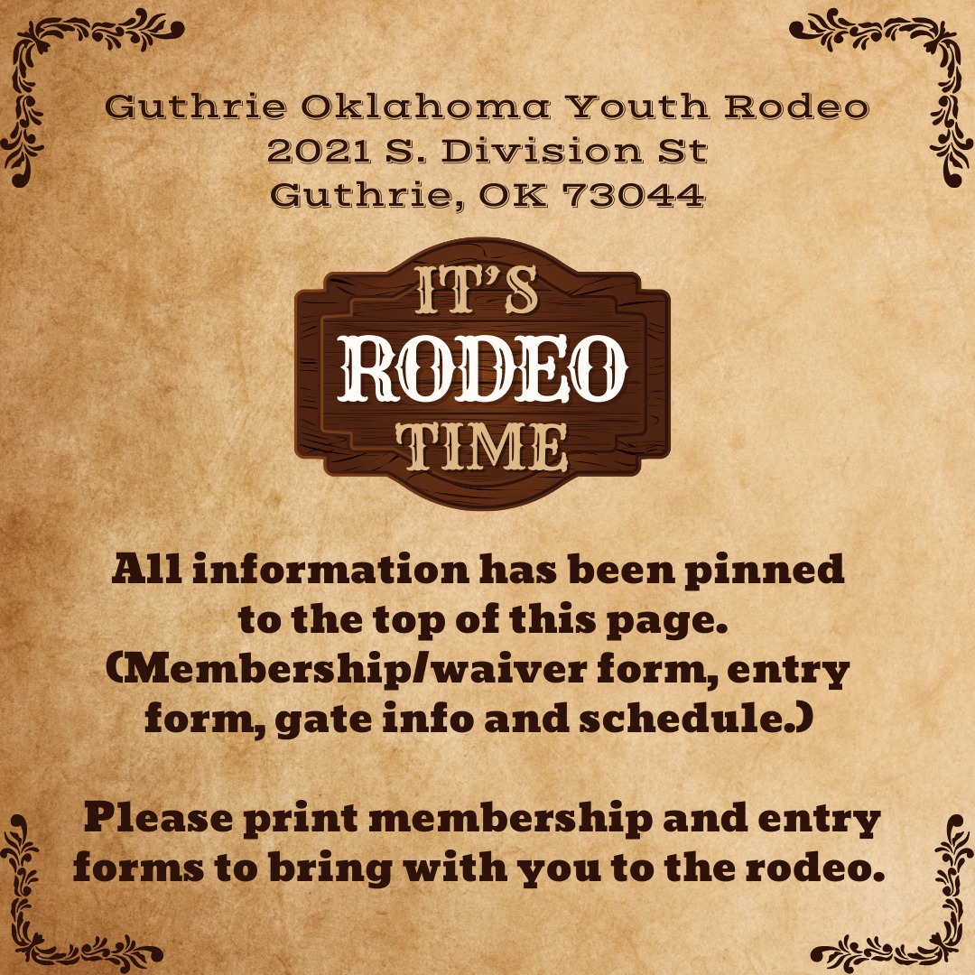 Guthrie - ***Entry form will be available SOON!!! | Facebook