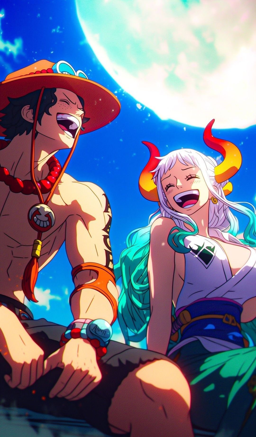 Ace x Yamato ♥️ #onepiece #fblifestyle