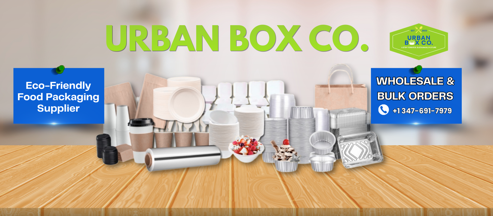 Urban Box Co. Wholesale Bagasse & Aluminum Containers USA | Hicksville NY