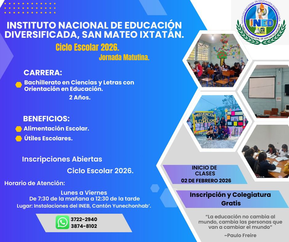 Instituto - Inscripciones abiertas para el ciclo 2026 en el INED ...