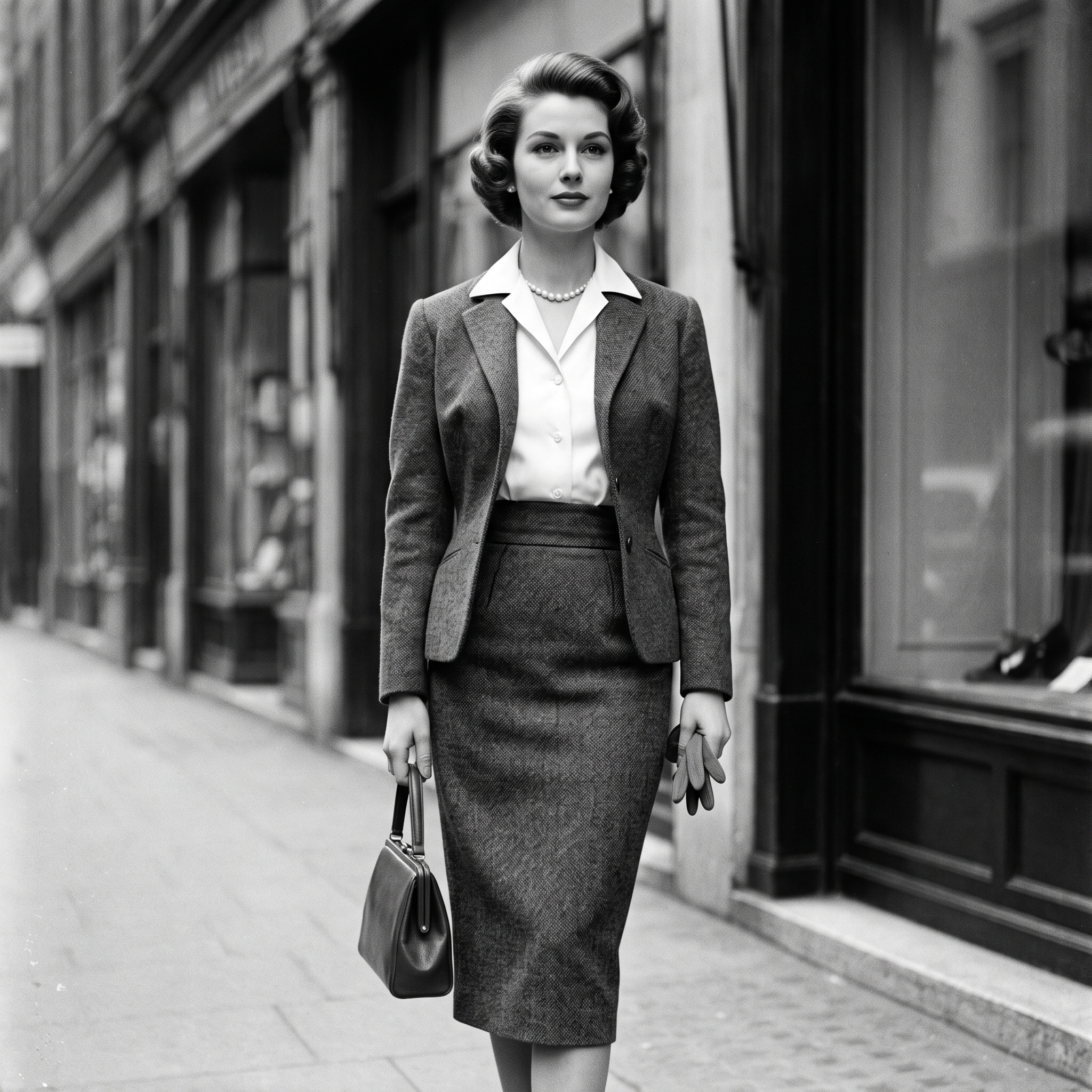 1950s fashion in vintage photos