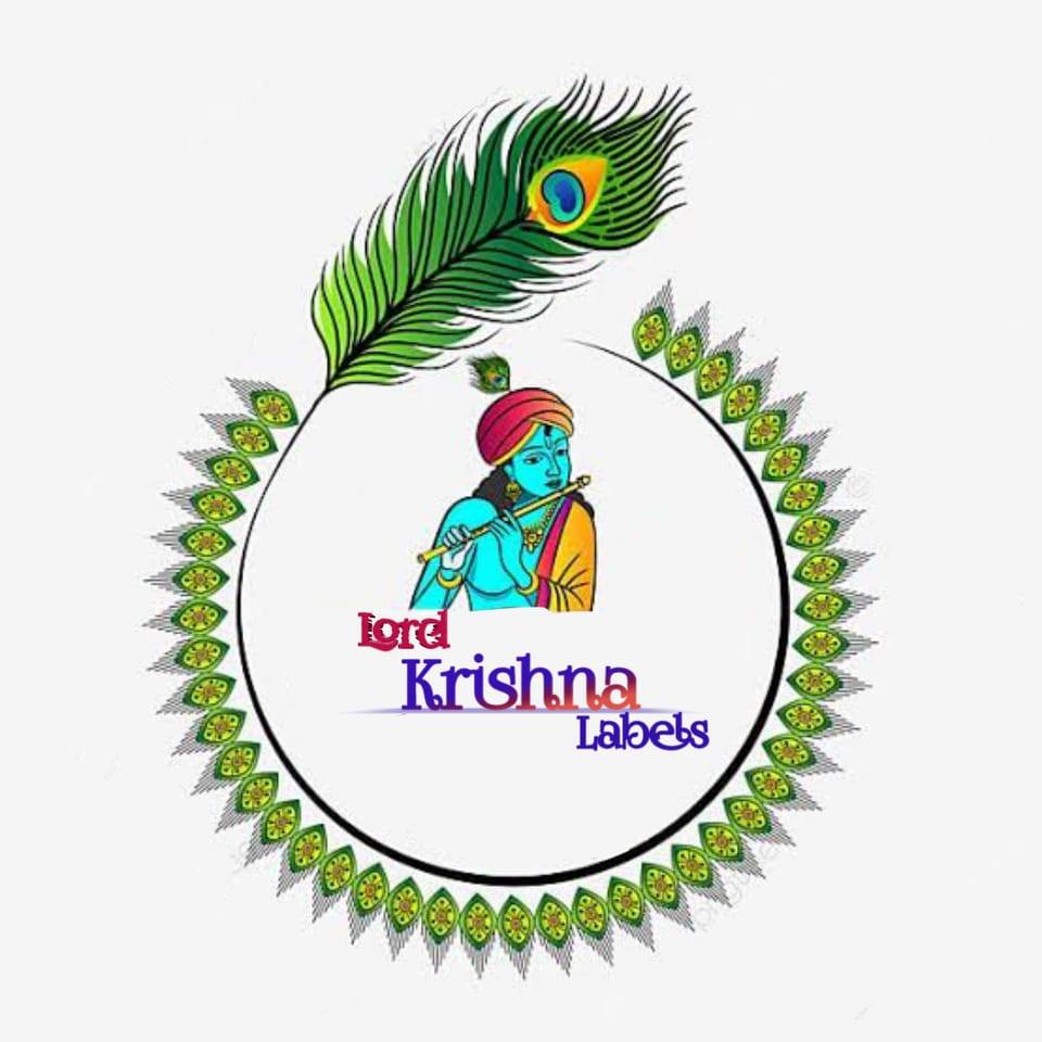 Lord Krishna Label