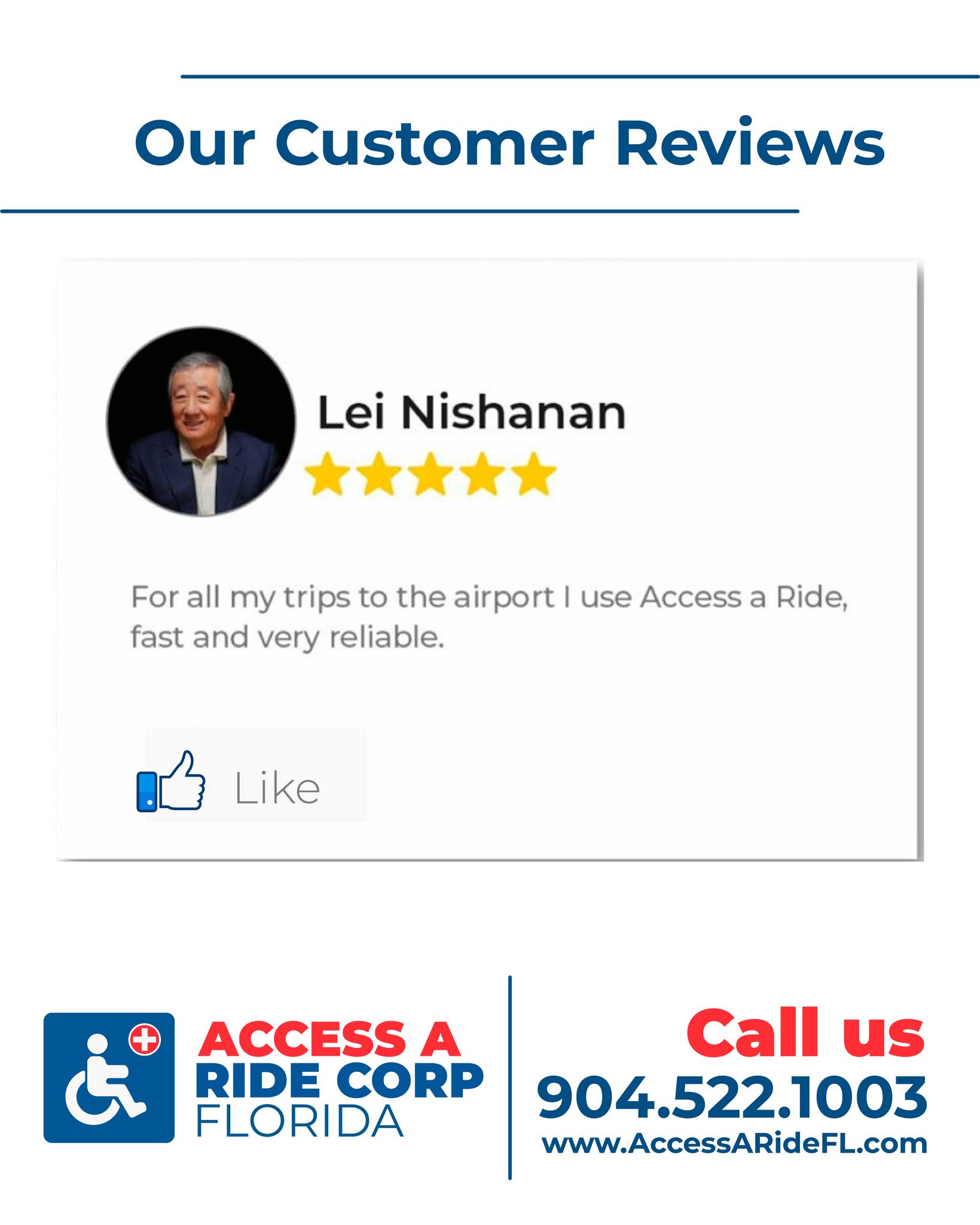 Your comfort, safety, and peace... - Access a Ride Florida | Facebook