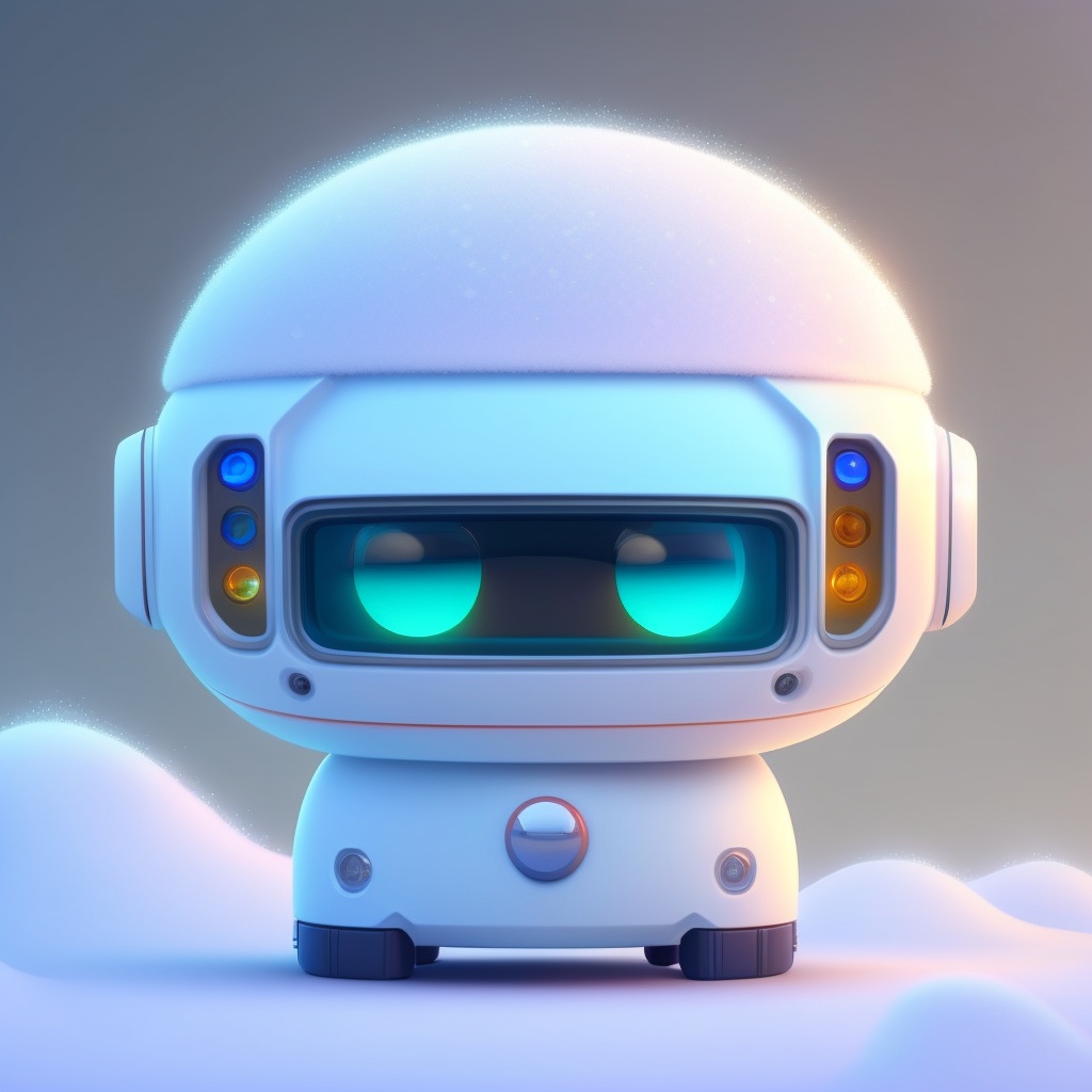 TinyTeck - ️ When Winter Wishes Bring a Sigh 🌨️🤖 Amidst the snowy ...