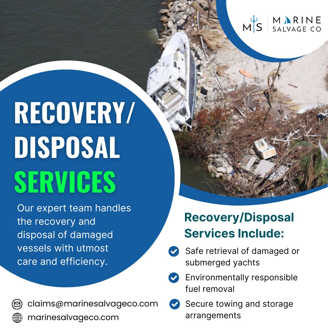 Marine - 🔹 Recovery & Disposal – Safe and Efficient! 🔹 Our expert team ...