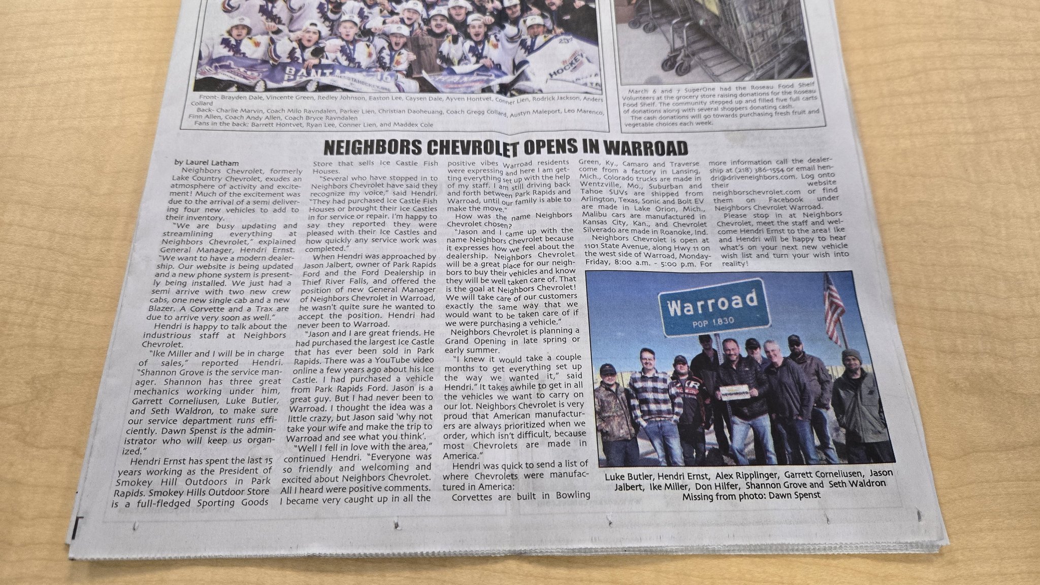 Neighbors - How cool is it that Roseau Times-Region did an article on ...