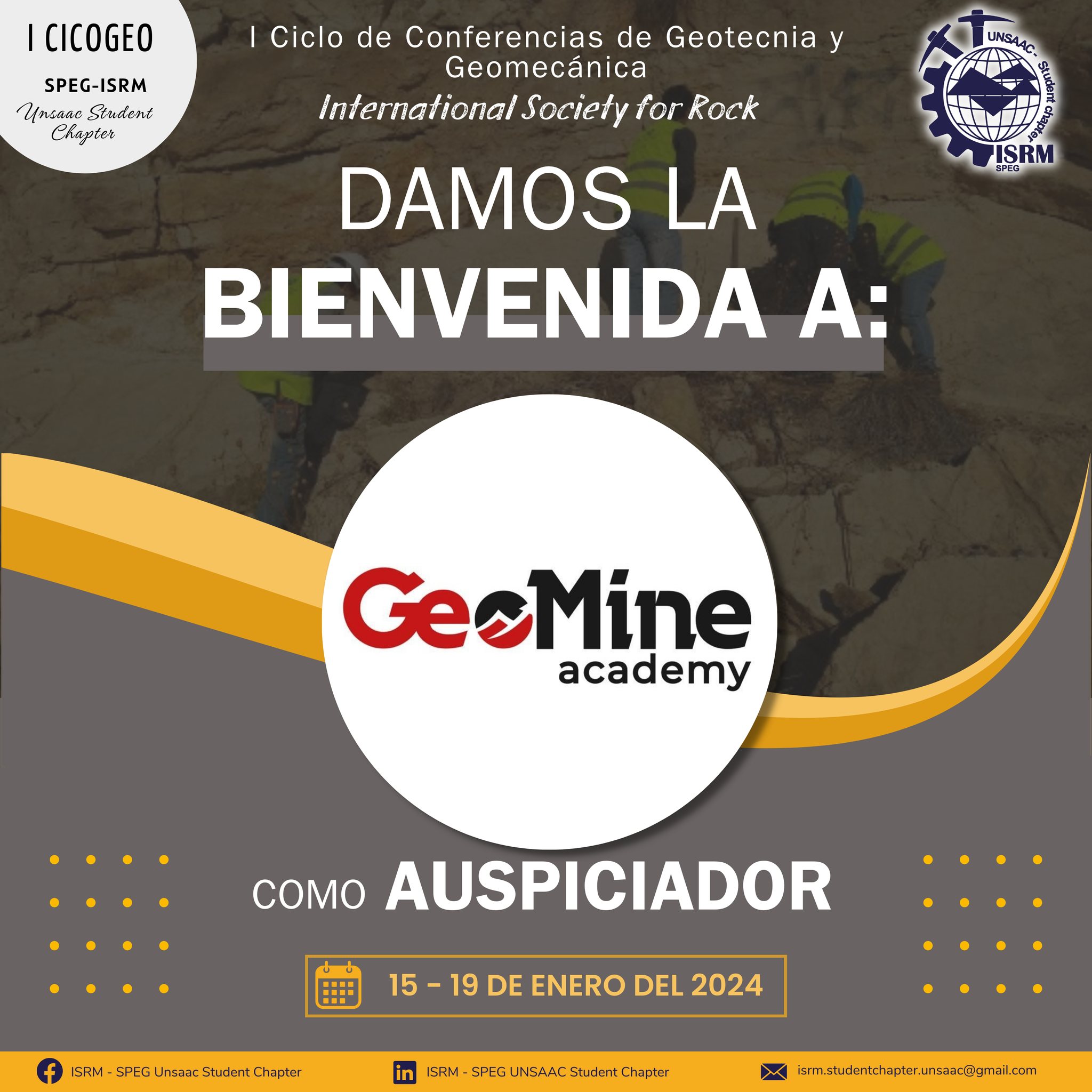 GeoMine Academy - 🚀 Nos enorgullece ser #auspiciadores del...