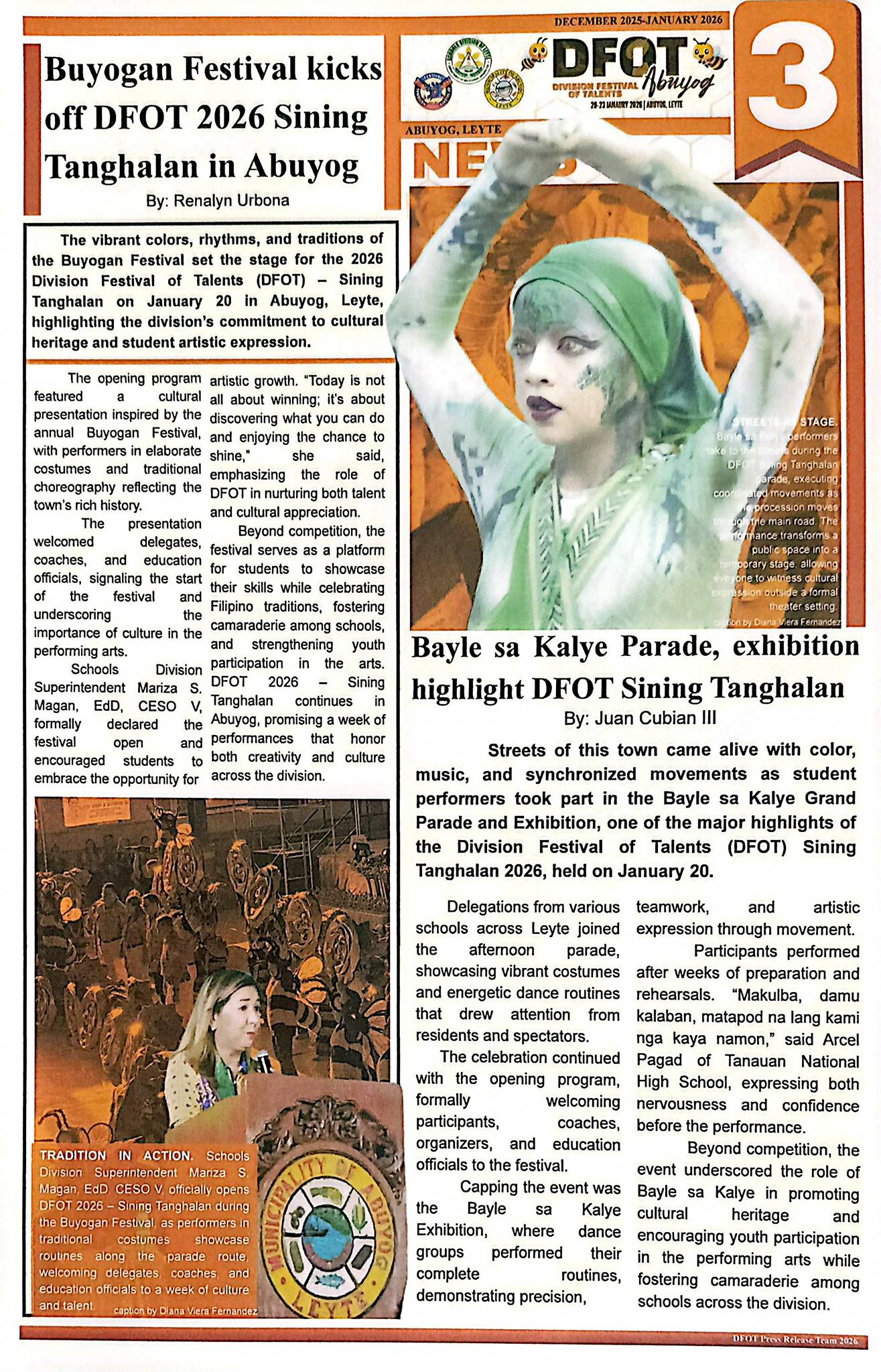 Division Festival of Talents - DFOT Abuyog | Abuyog
