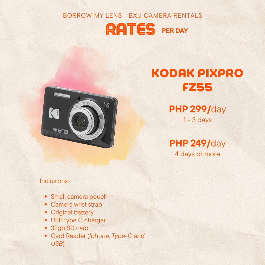 Borrow My Lens BXU - Camera Rentals