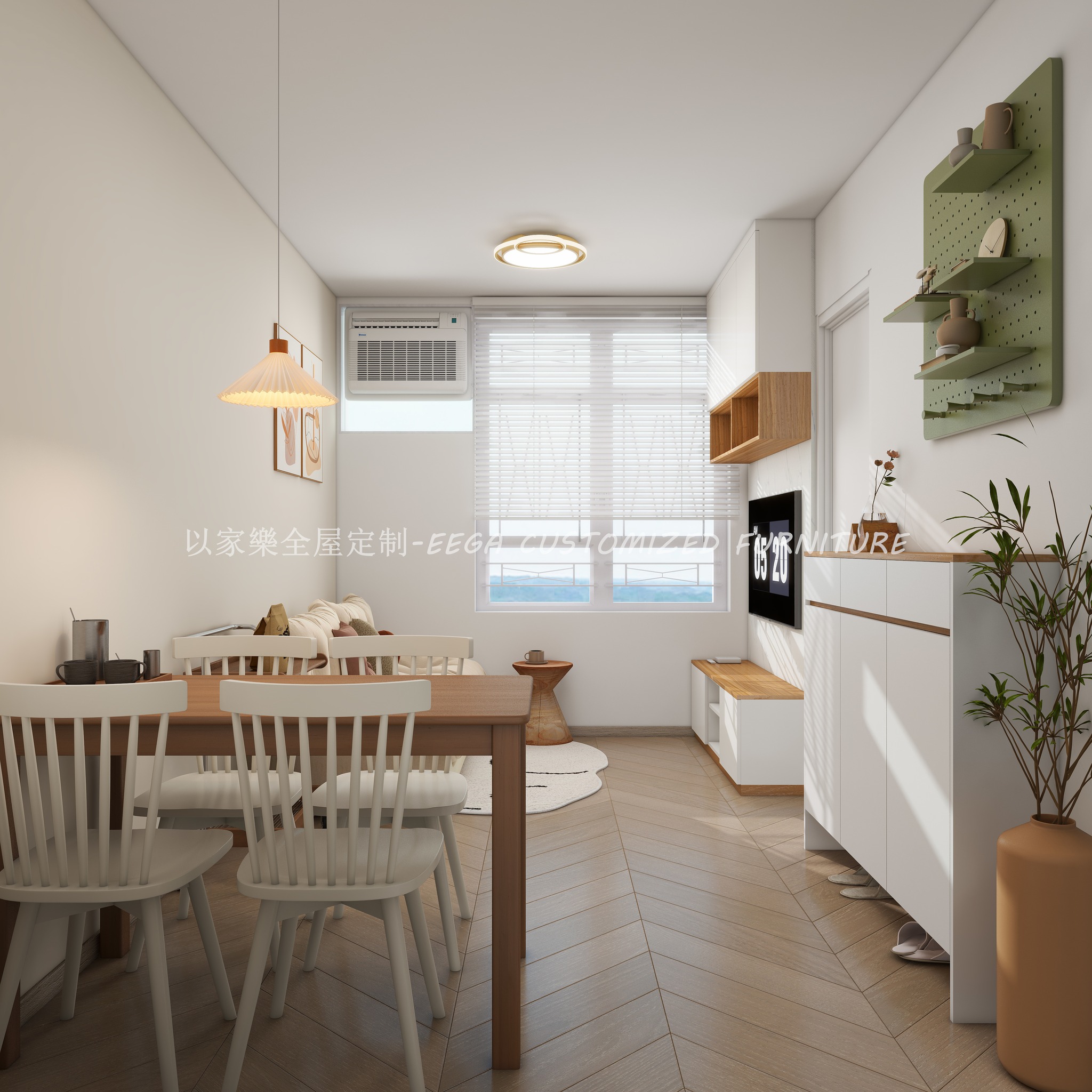 以家樂全屋定製 - 公屋居屋3-4人單位丨間2房設計 🏆活動價：29999￥...