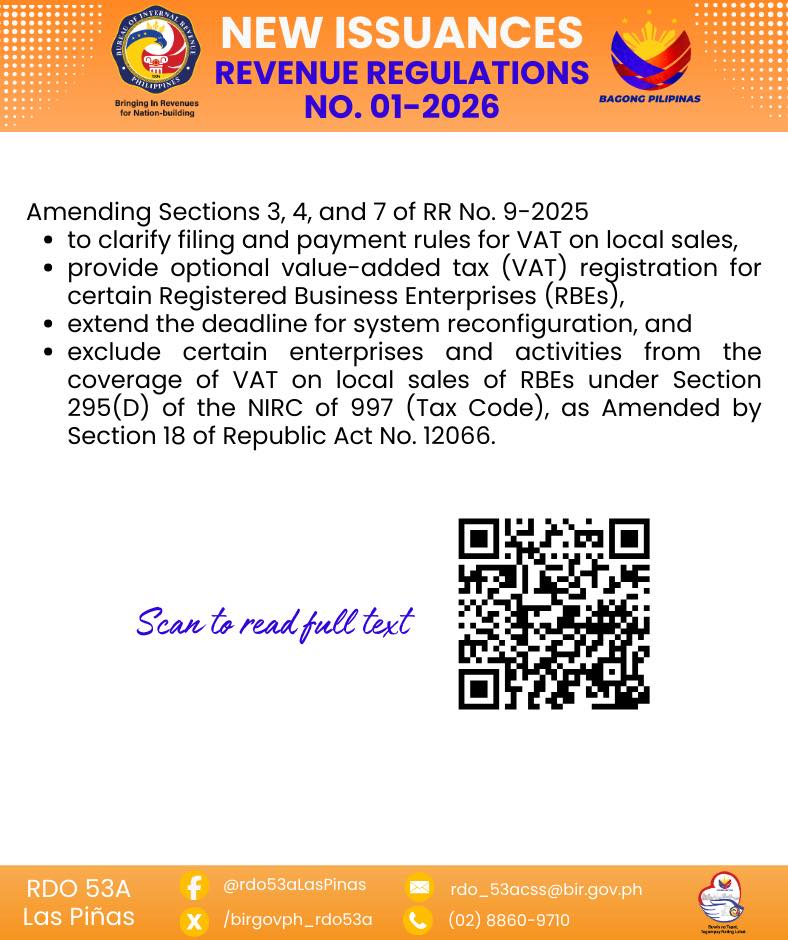 BIR RDO 53A Las Piñas City | Las Piñas