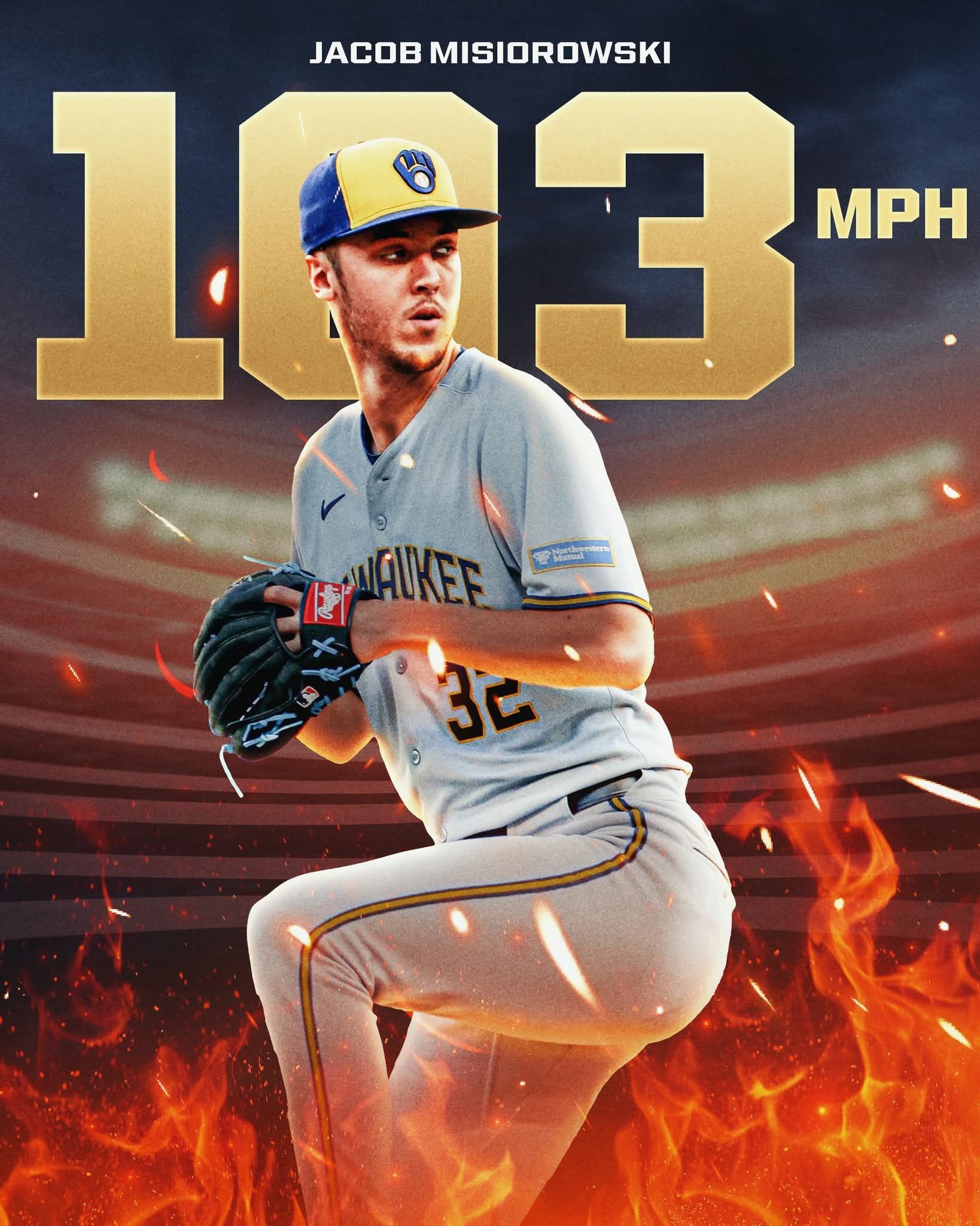 Jacob Misiorowski's impressive first inning pitches