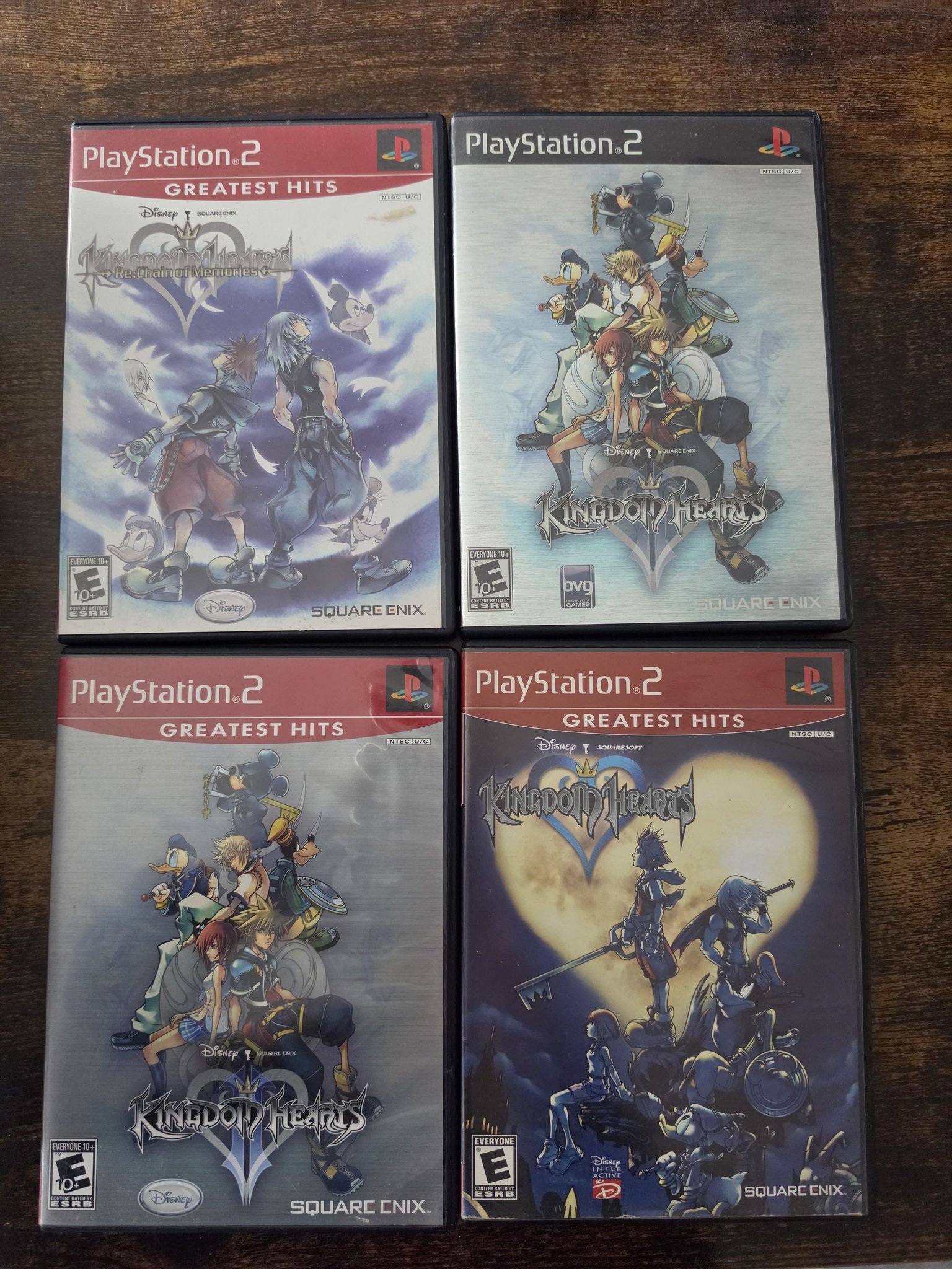 Kingdom Hearts series 13th anniversary haul with PlayStation 2 games