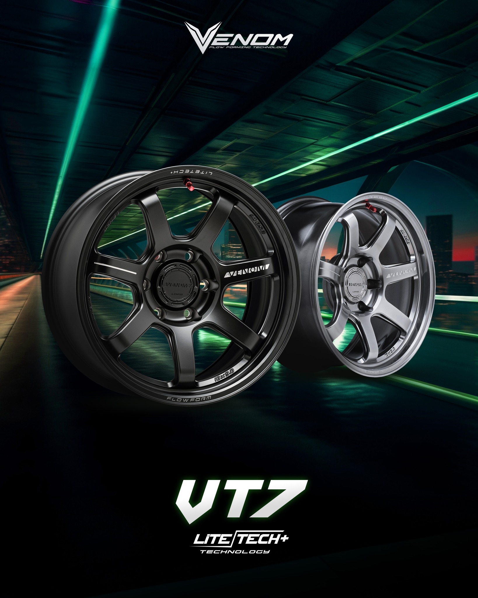 VENOM - ตามหาล้อ VENOM VT7 LITETECH+ ทักแอดมินได้เลย ! สวยเบาเบอร์นี้ ...